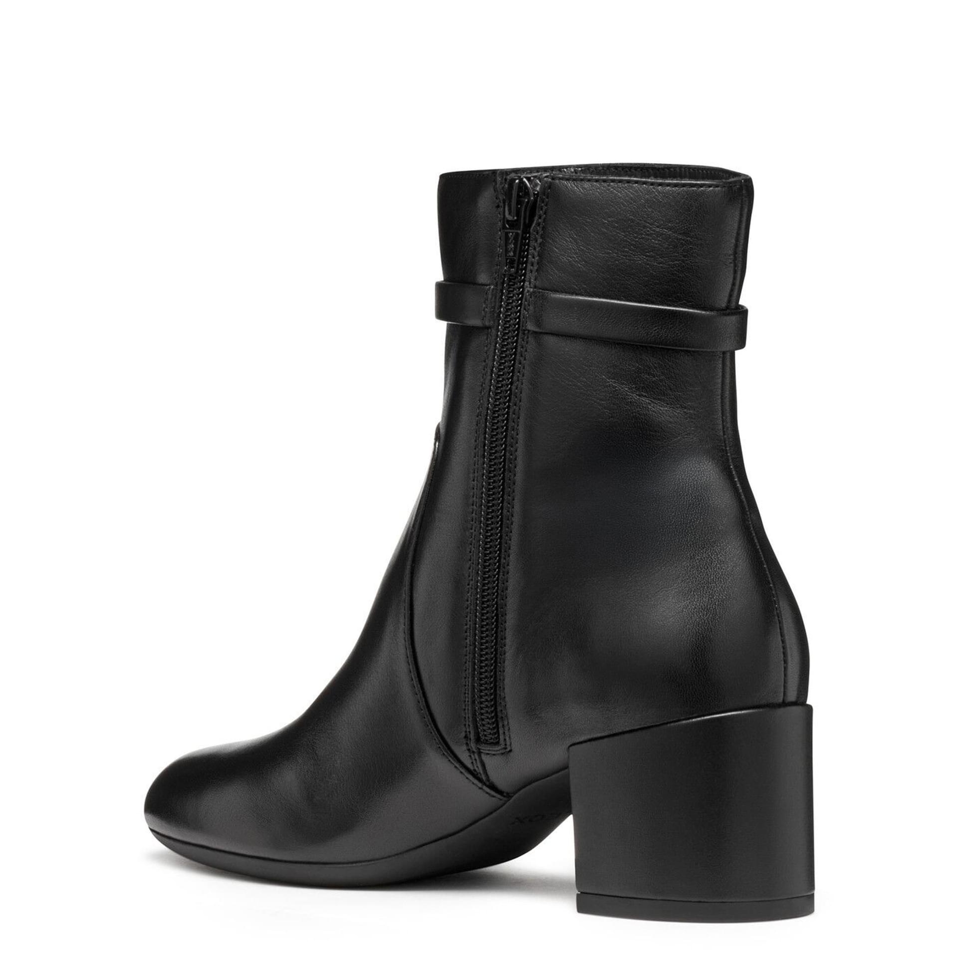 Geox Eleana Enkellaarsjes D56TWC_00085 in Black