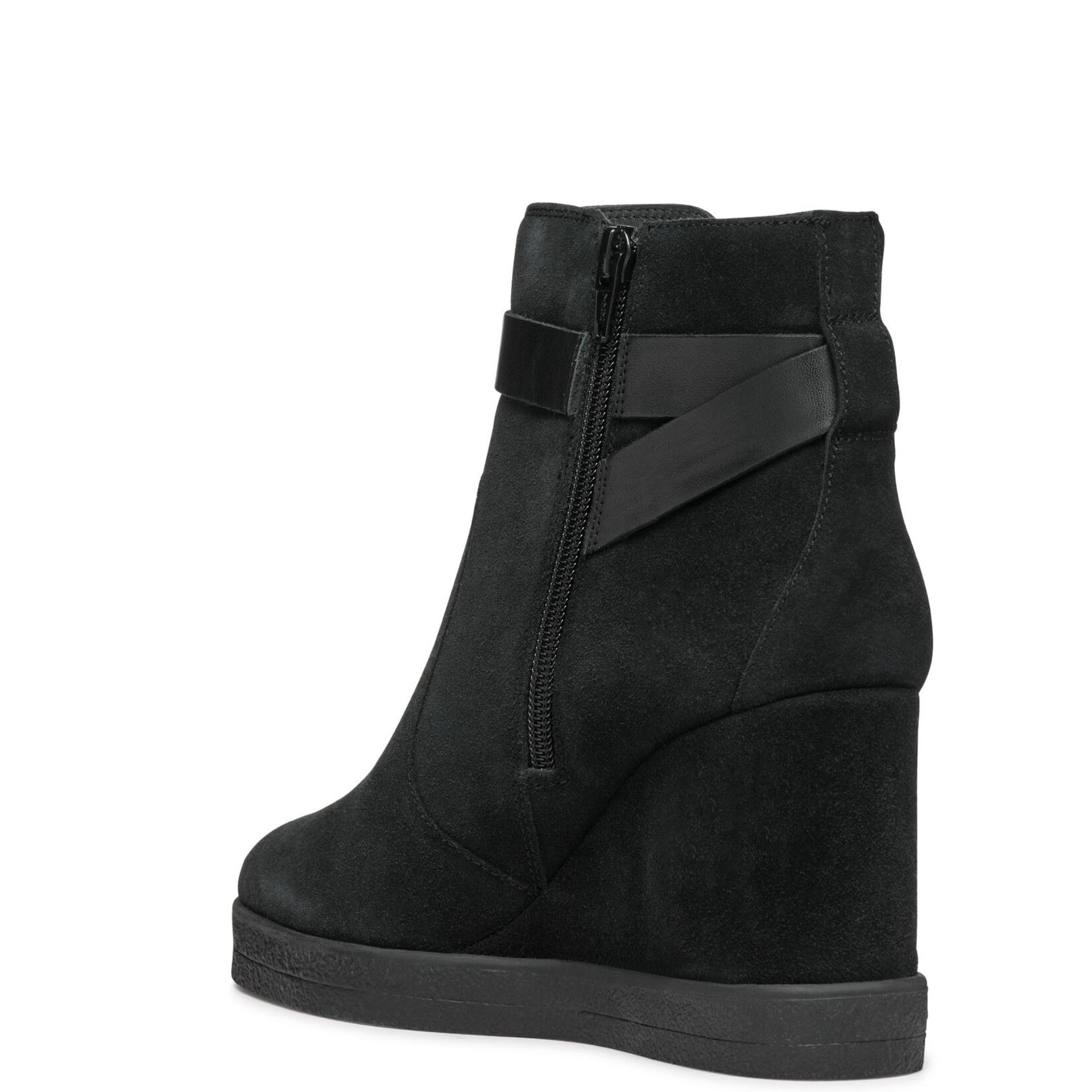 Geox Elidea Wedge Bottines D46VQA_02243 in Black