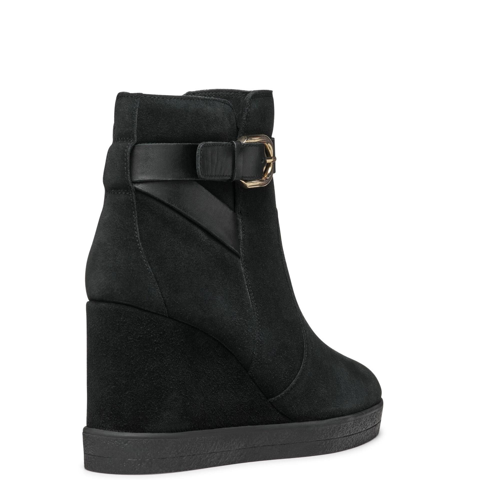 Geox Elidea Wedge Bottines D46VQA_02243 in Black