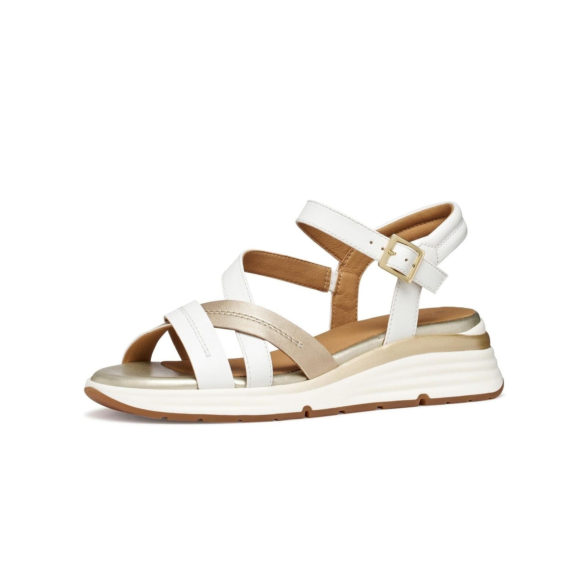 Geox Elowynne Sandalen D650JA_054AJ in White/Light Gold