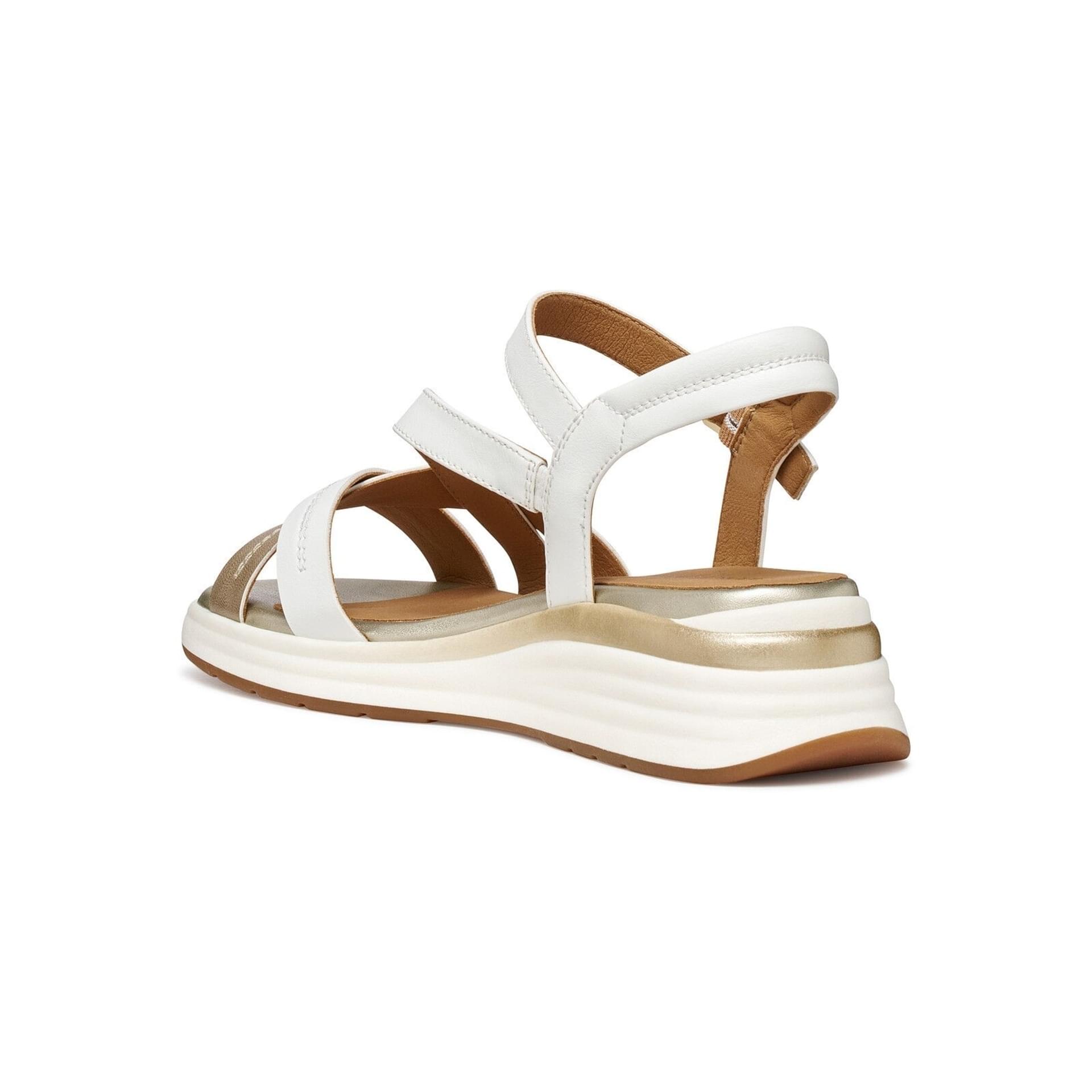 Geox Elowynne Sandalen D650JA_054AJ in White/Light Gold