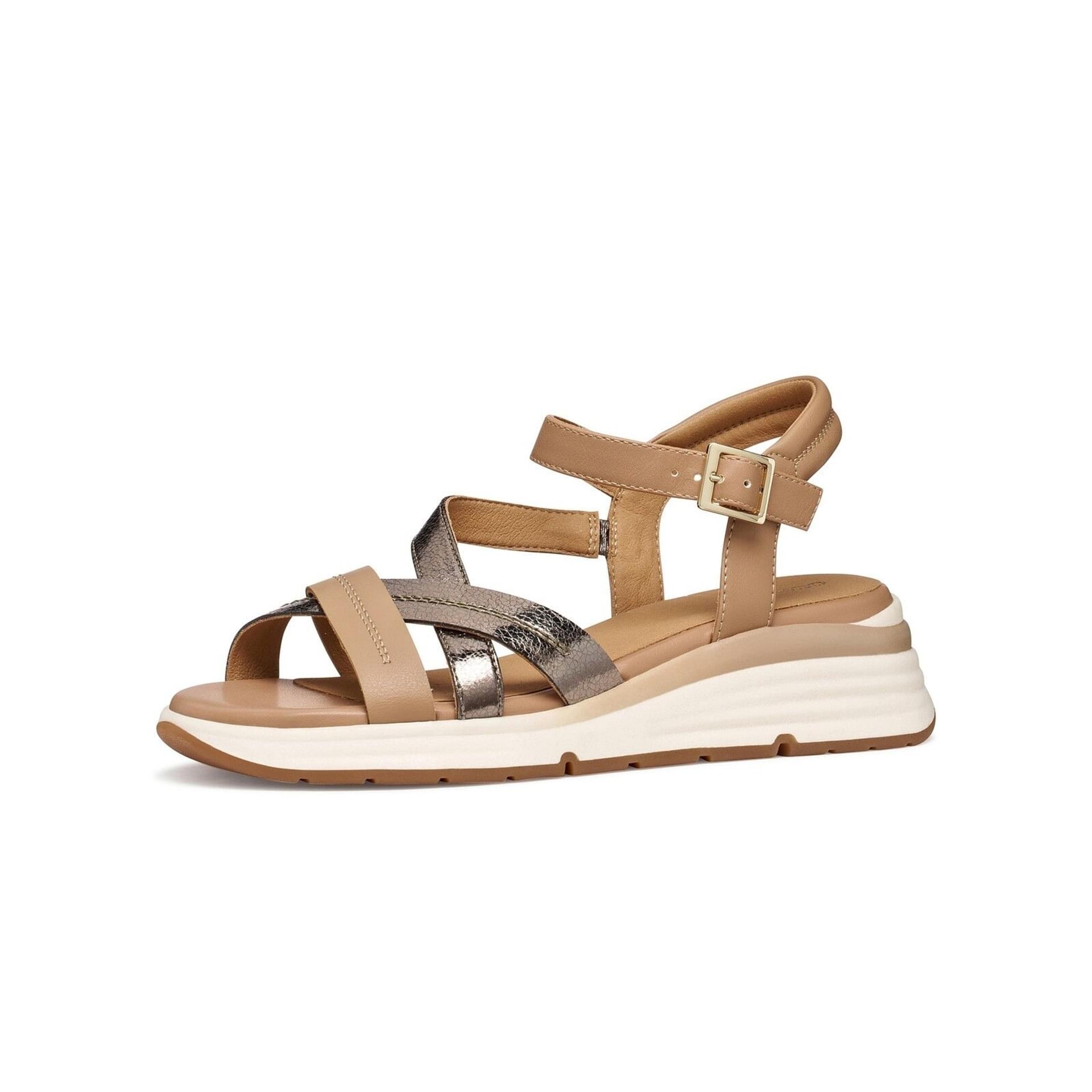 Geox Elowynne Sandalen D650JA_0CD54 in Dark Beige/Beige