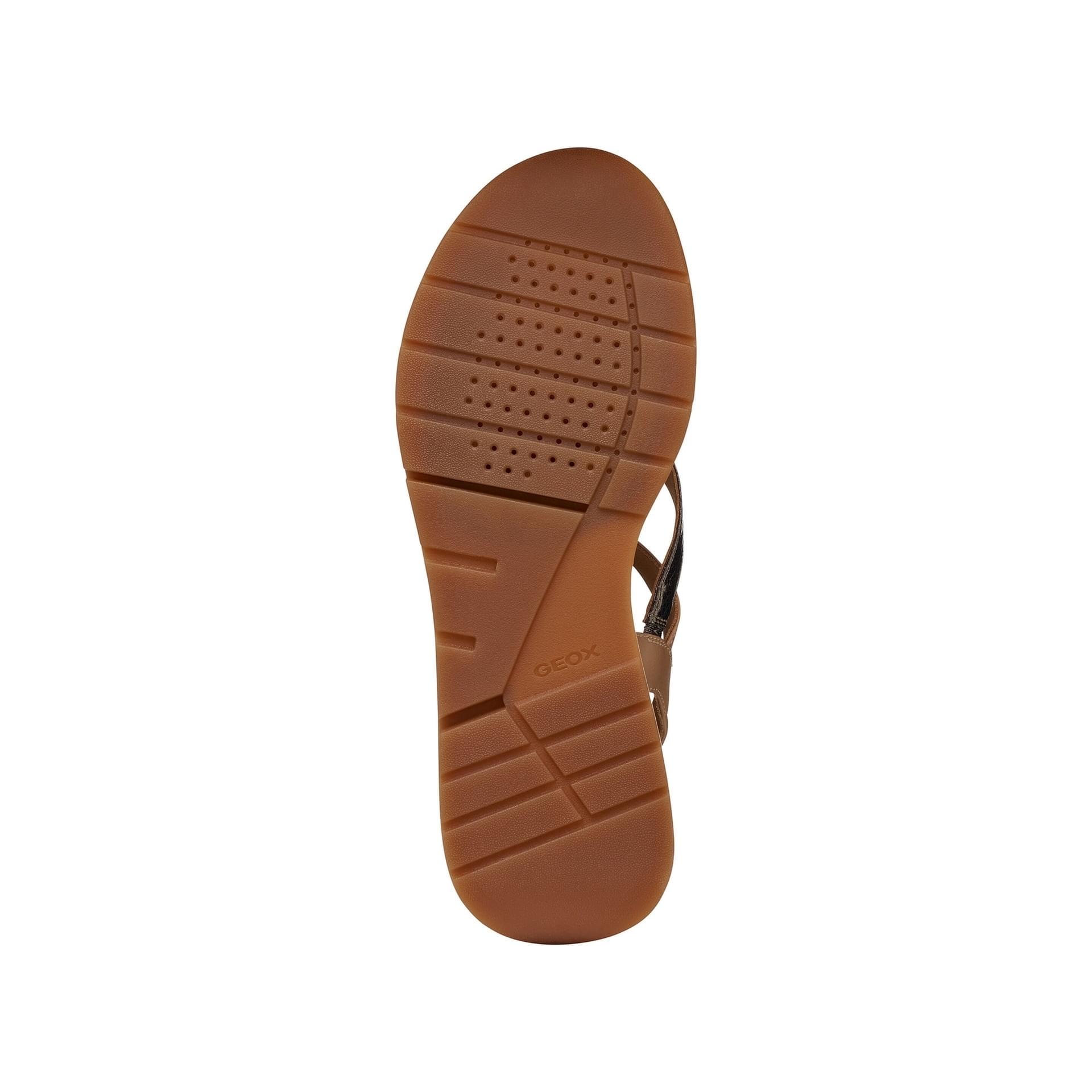 Geox Elowynne Sandalen D650JA_0CD54 in Dark Beige/Beige