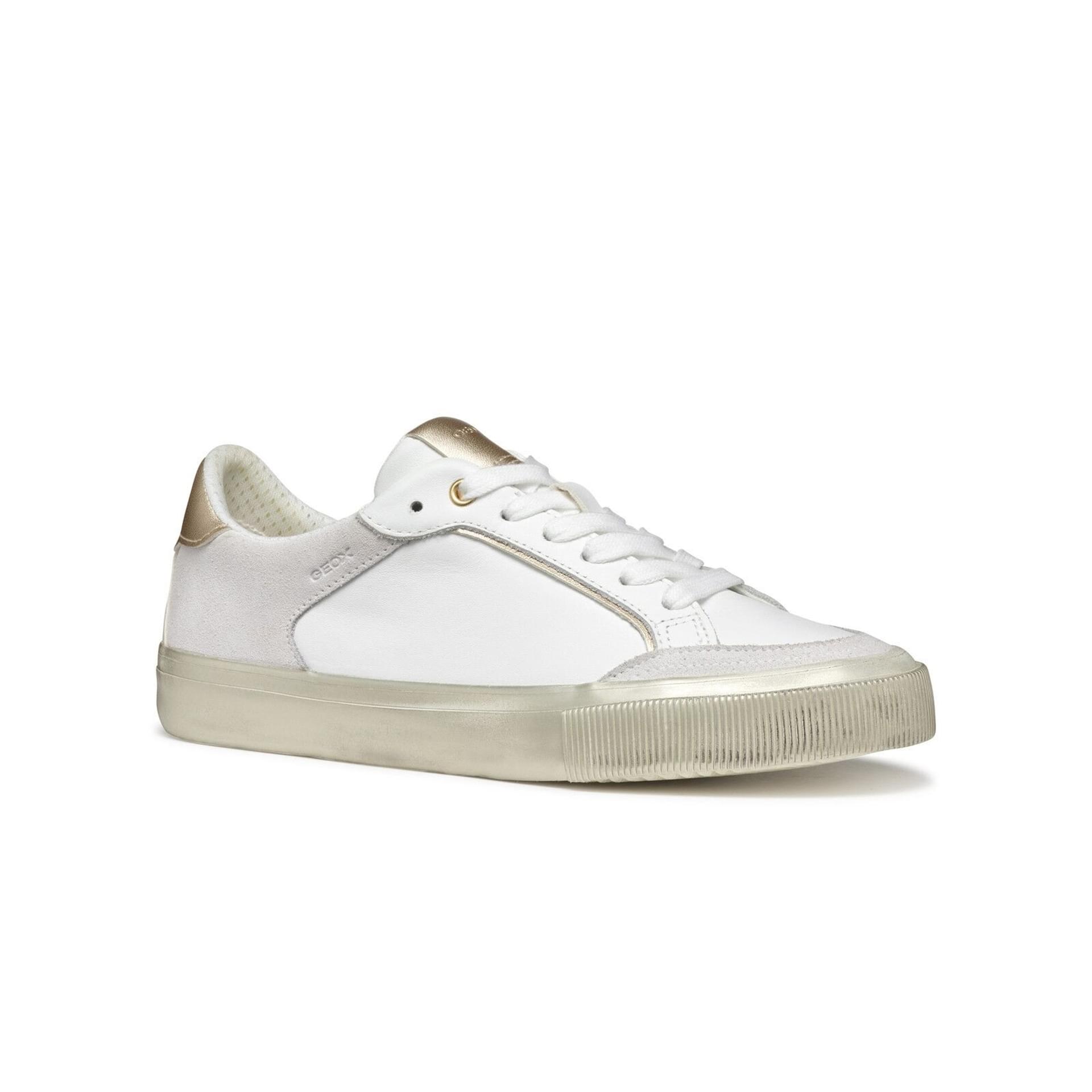 Geox Emmeleny Sneakers D550UC_08554 in White/Light Gold