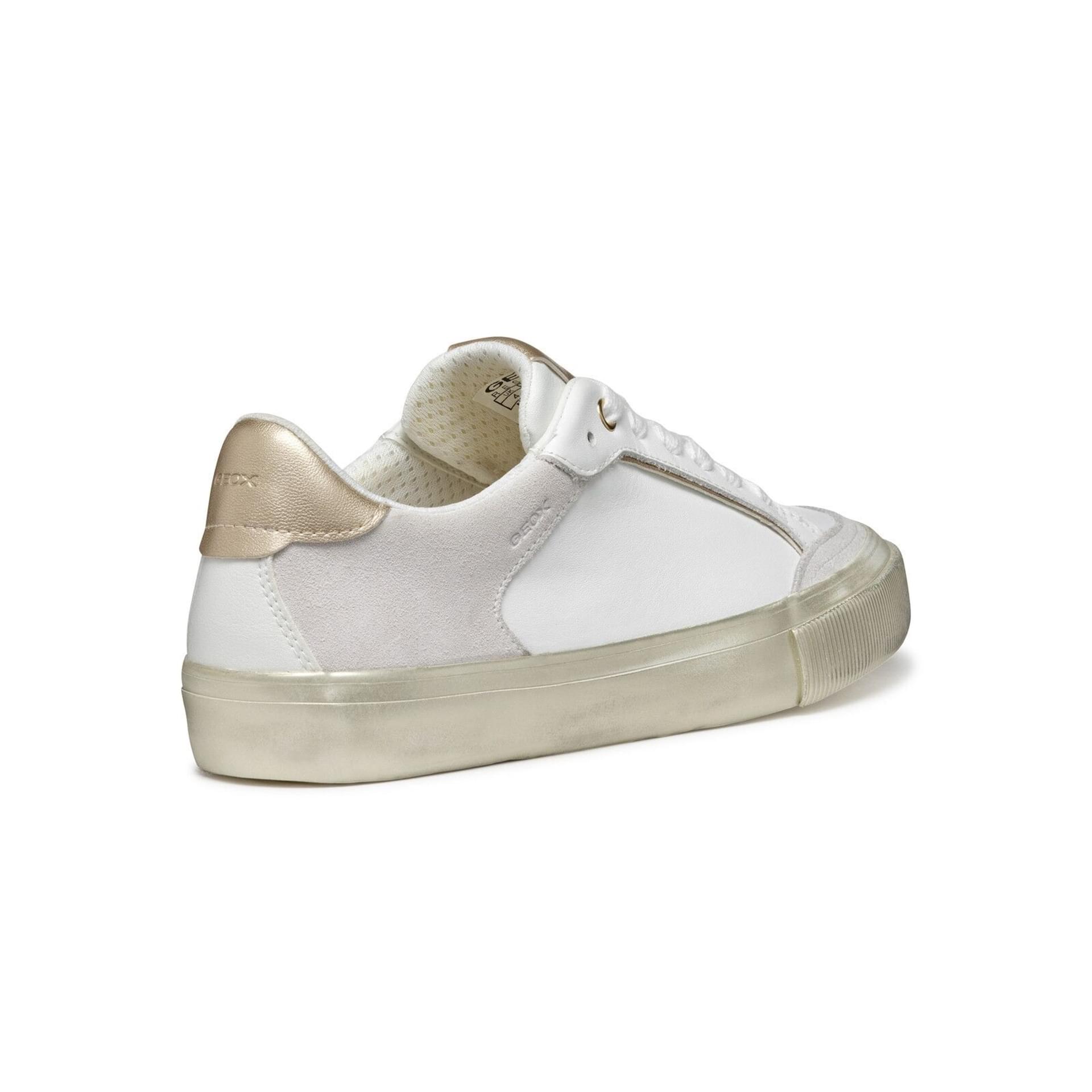 Geox Emmeleny Sneakers D550UC_08554 in White/Light Gold