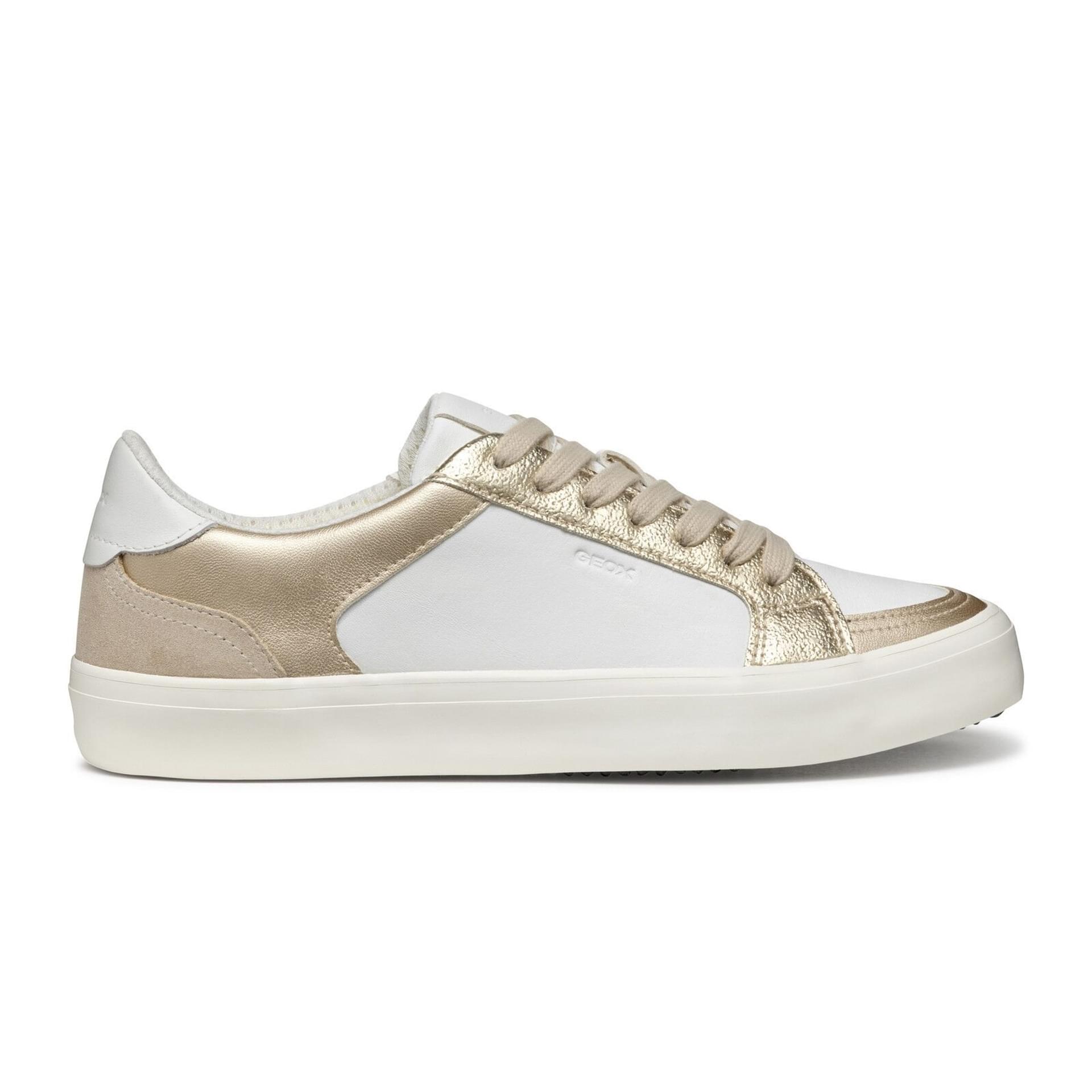 Geox Emmeleny Sneakers D550UE_085NF in White/Light Gold