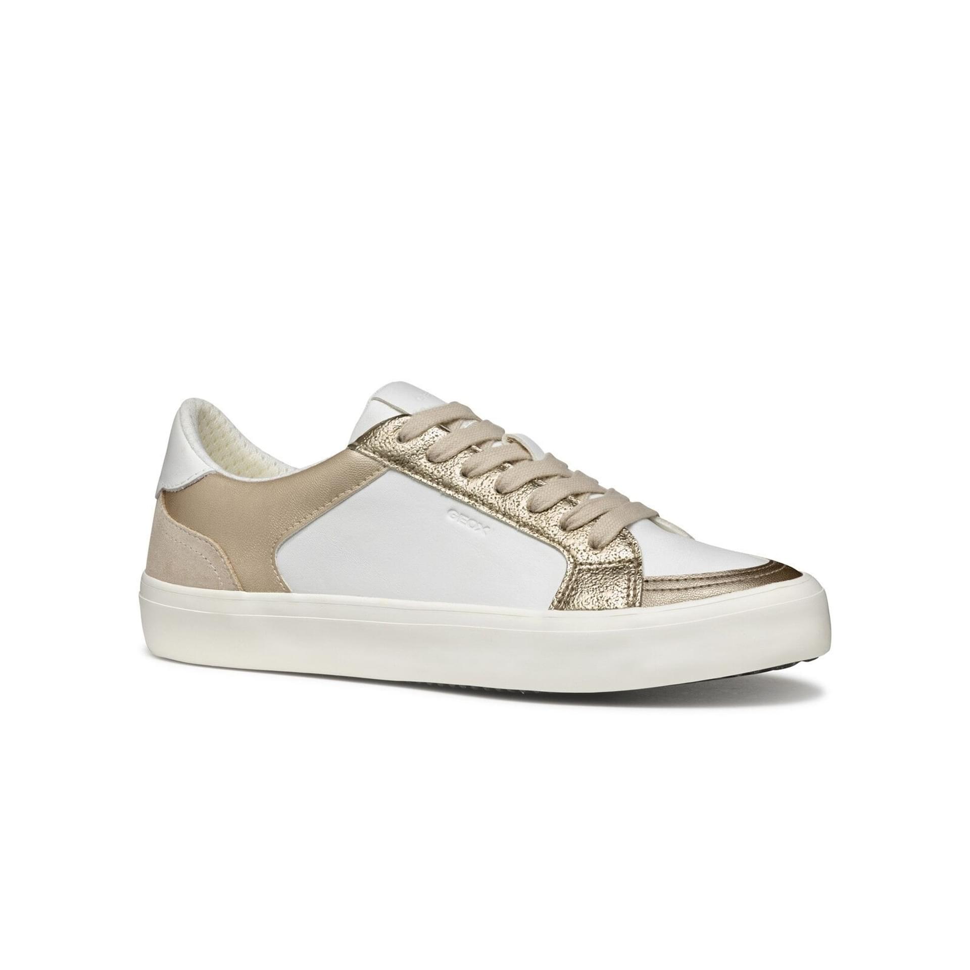 Geox Emmeleny Sneakers D550UE_085NF in White/Light Gold