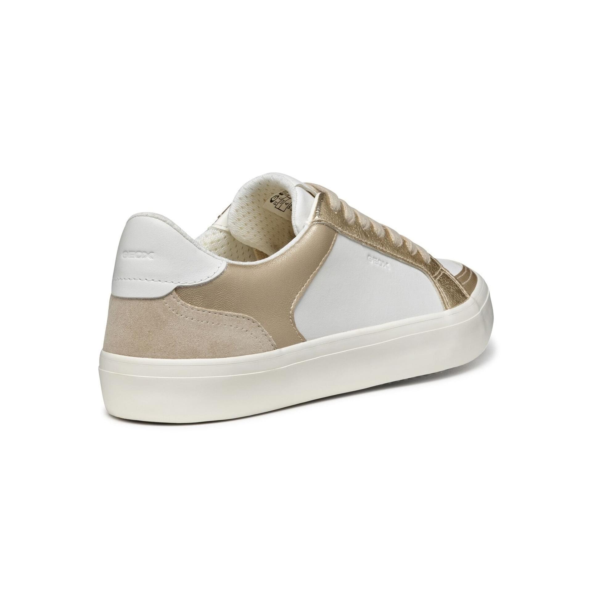 Geox Emmeleny Sneakers D550UE_085NF in White/Light Gold