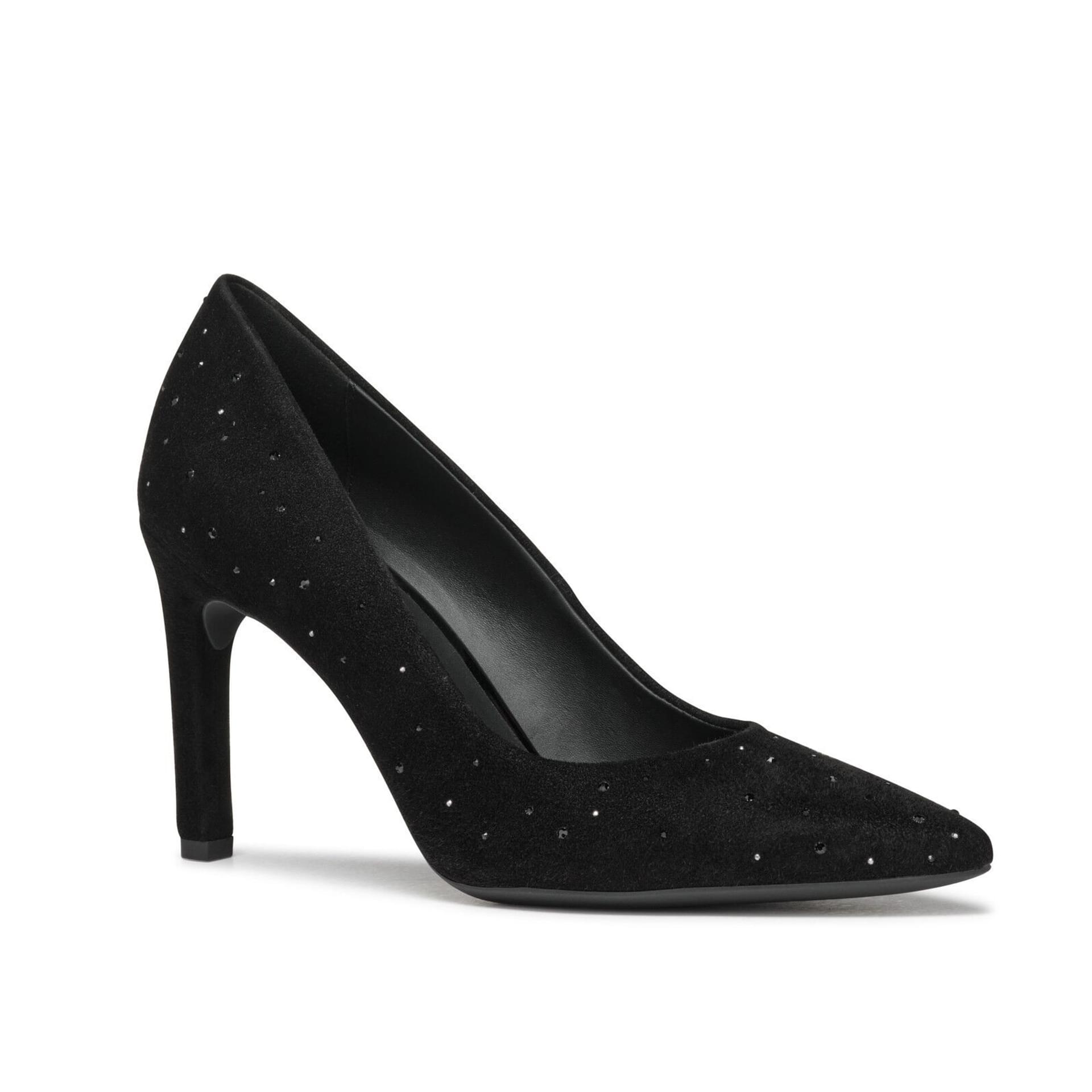 Geox Faviola Heels D468UB_00021 in Brilliant Black