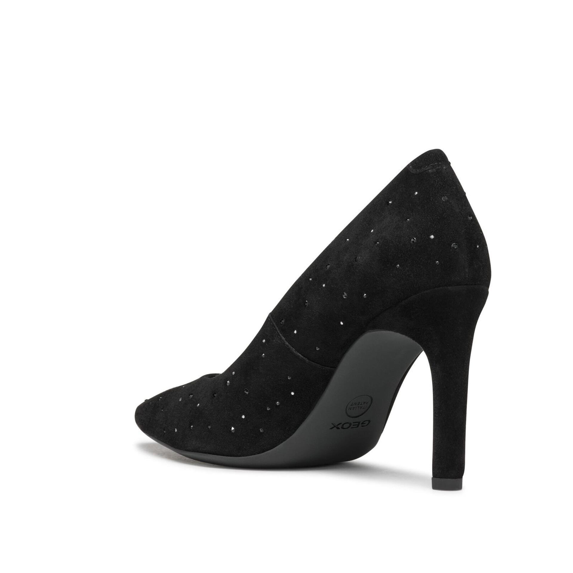 Geox Faviola Heels D468UB_00021 in Brilliant Black