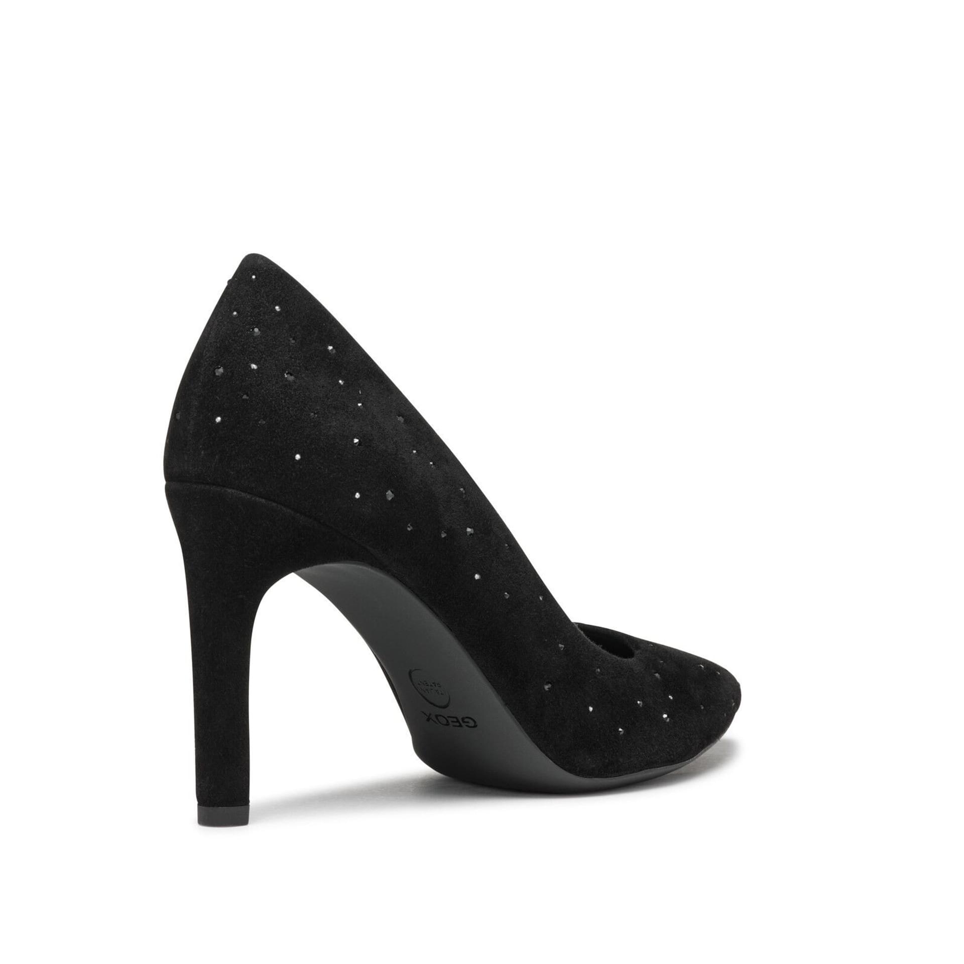 Geox Faviola Heels D468UB_00021 in Brilliant Black