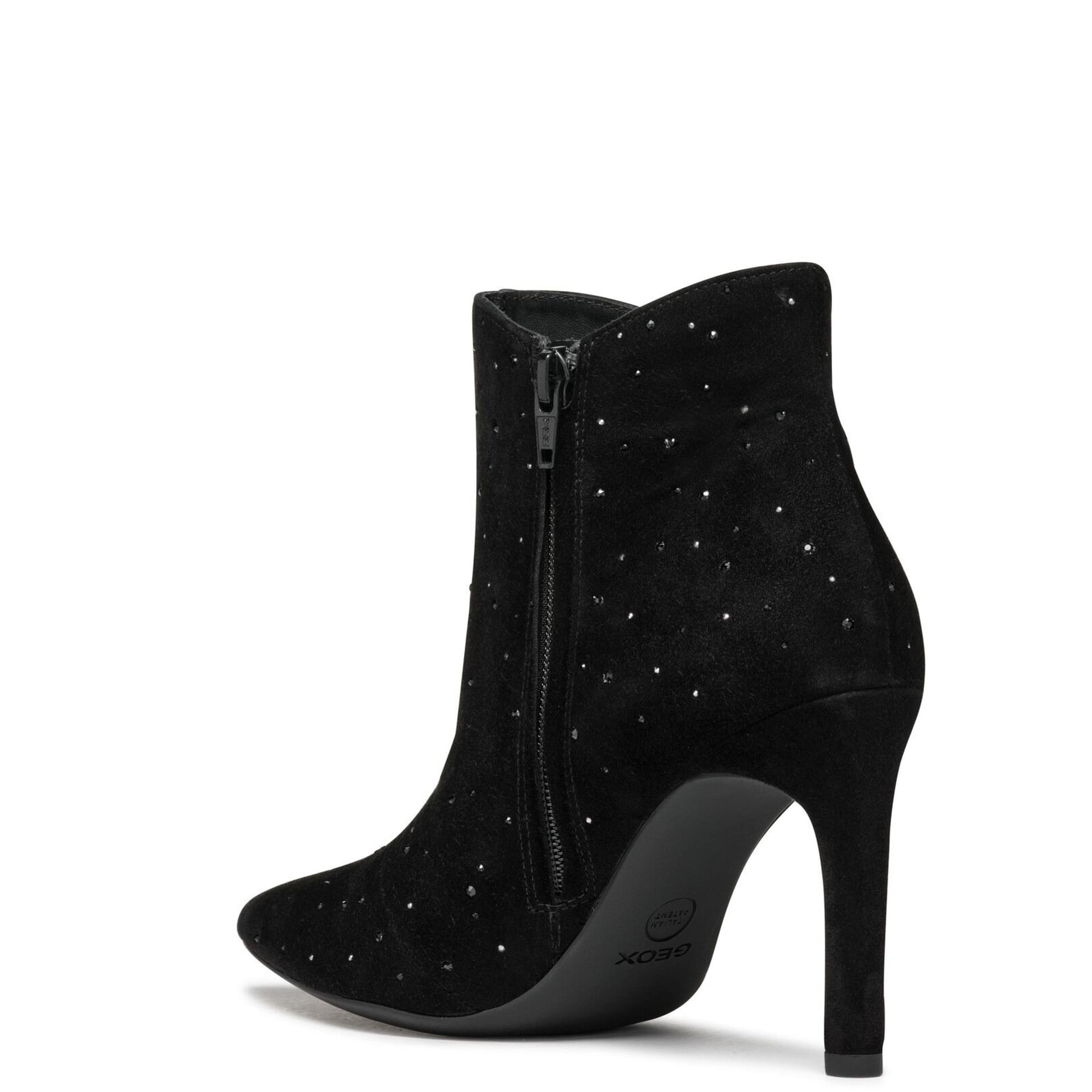 Geox Faviola Ankle Boots D468UC_00021 in Brilliant Black