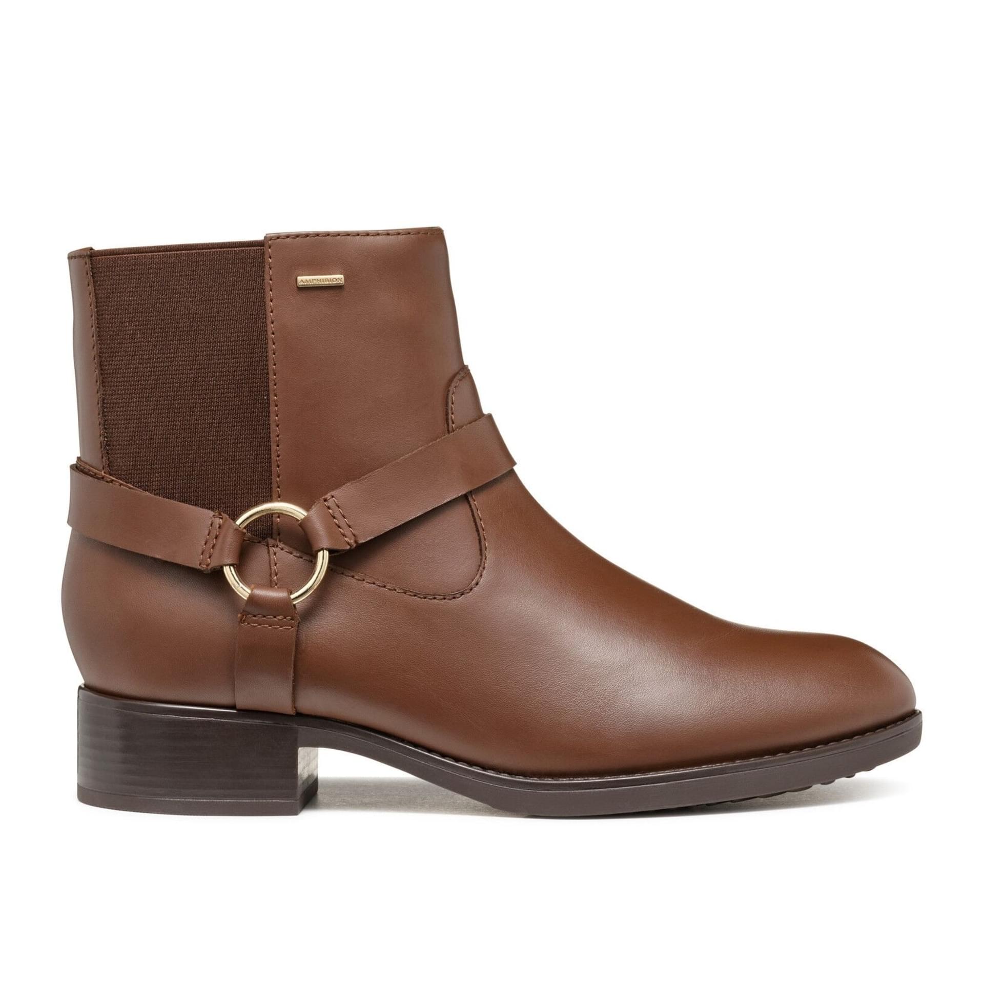 Geox Felicity Np Abx Enkellaarsjes D46BLA_00043 in Brown