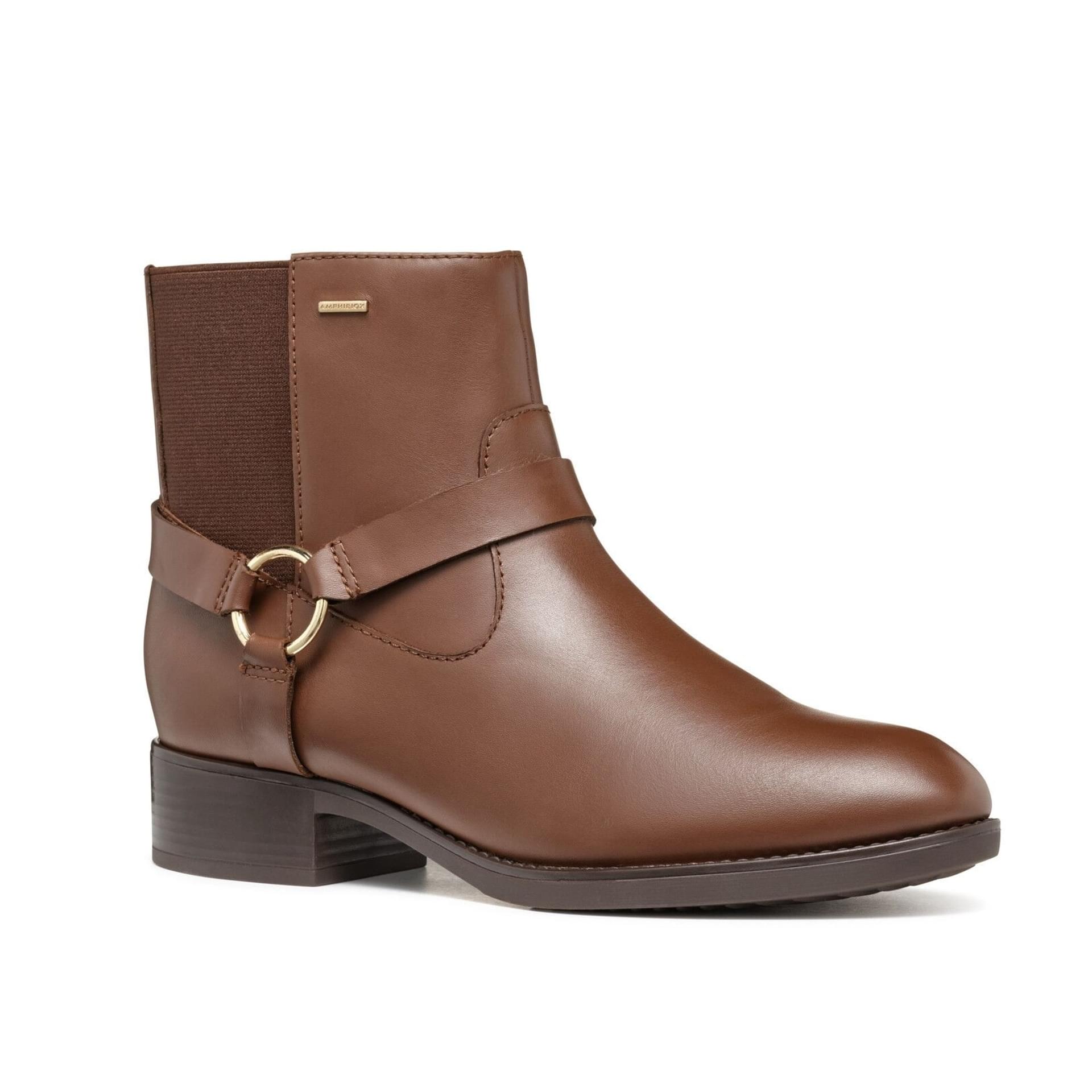 Geox Felicity Np Abx Enkellaarsjes D46BLA_00043 in Brown