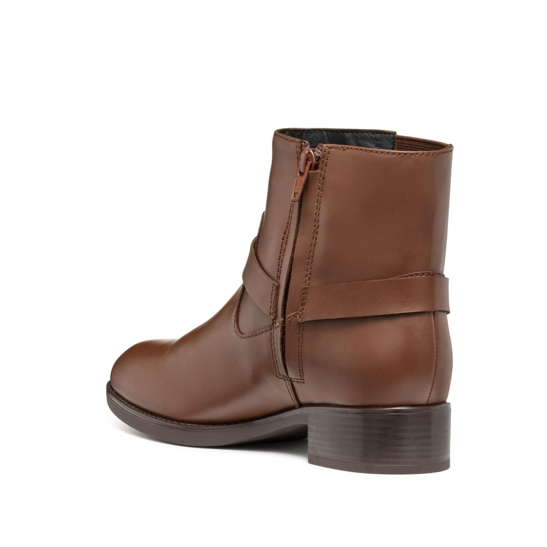 Geox Felicity Np Abx Enkellaarsjes D46BLA_00043 in Brown