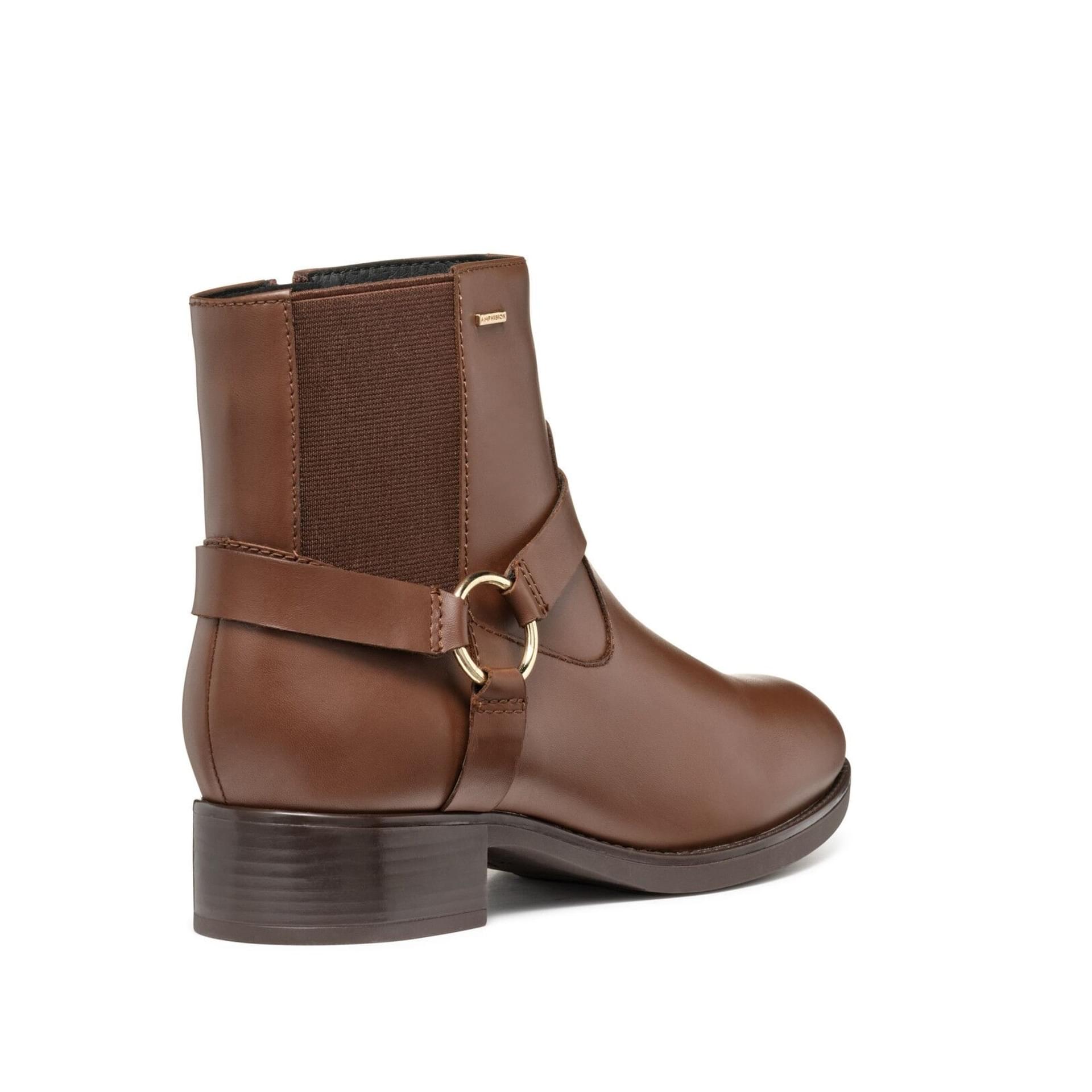 Geox Felicity Np Abx Enkellaarsjes D46BLA_00043 in Brown