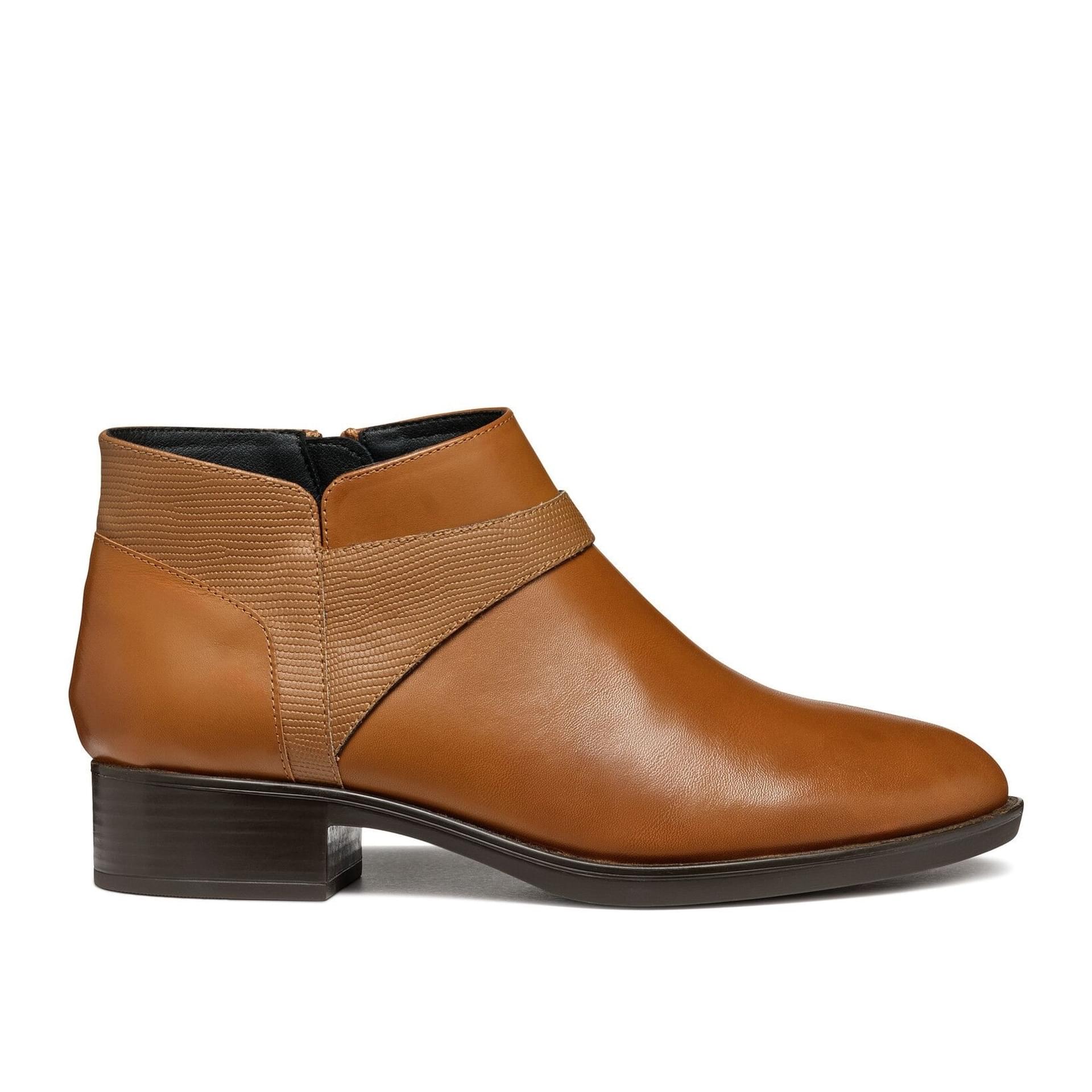 Geox Felicity Ankle Boots D46G1B_04304 in Cognac