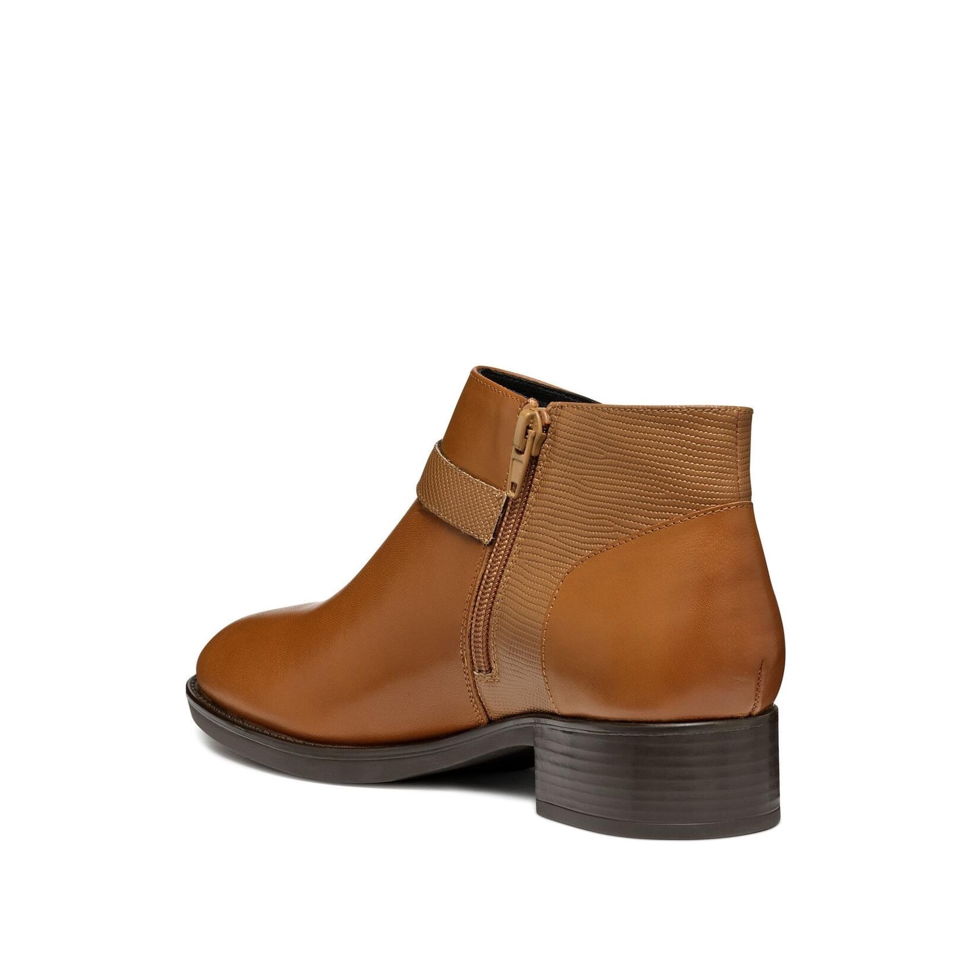 Geox Felicity Ankle Boots D46G1B_04304 in Cognac