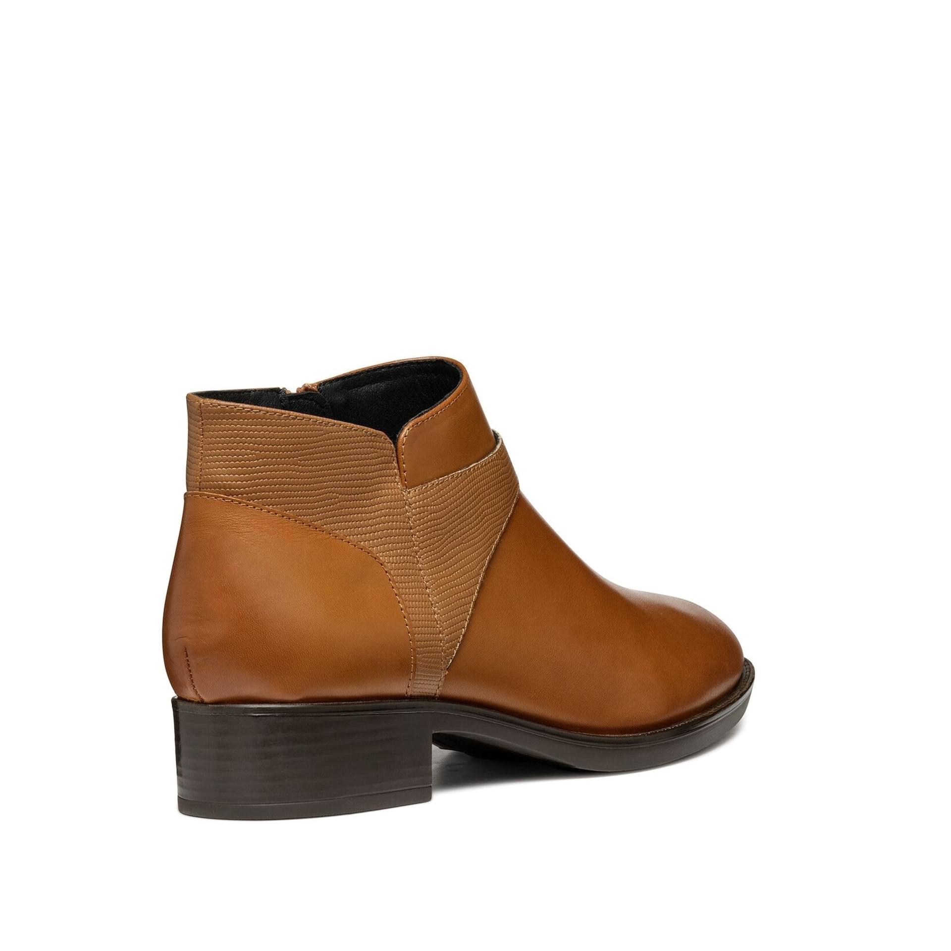 Geox Felicity Ankle Boots D46G1B_04304 in Cognac