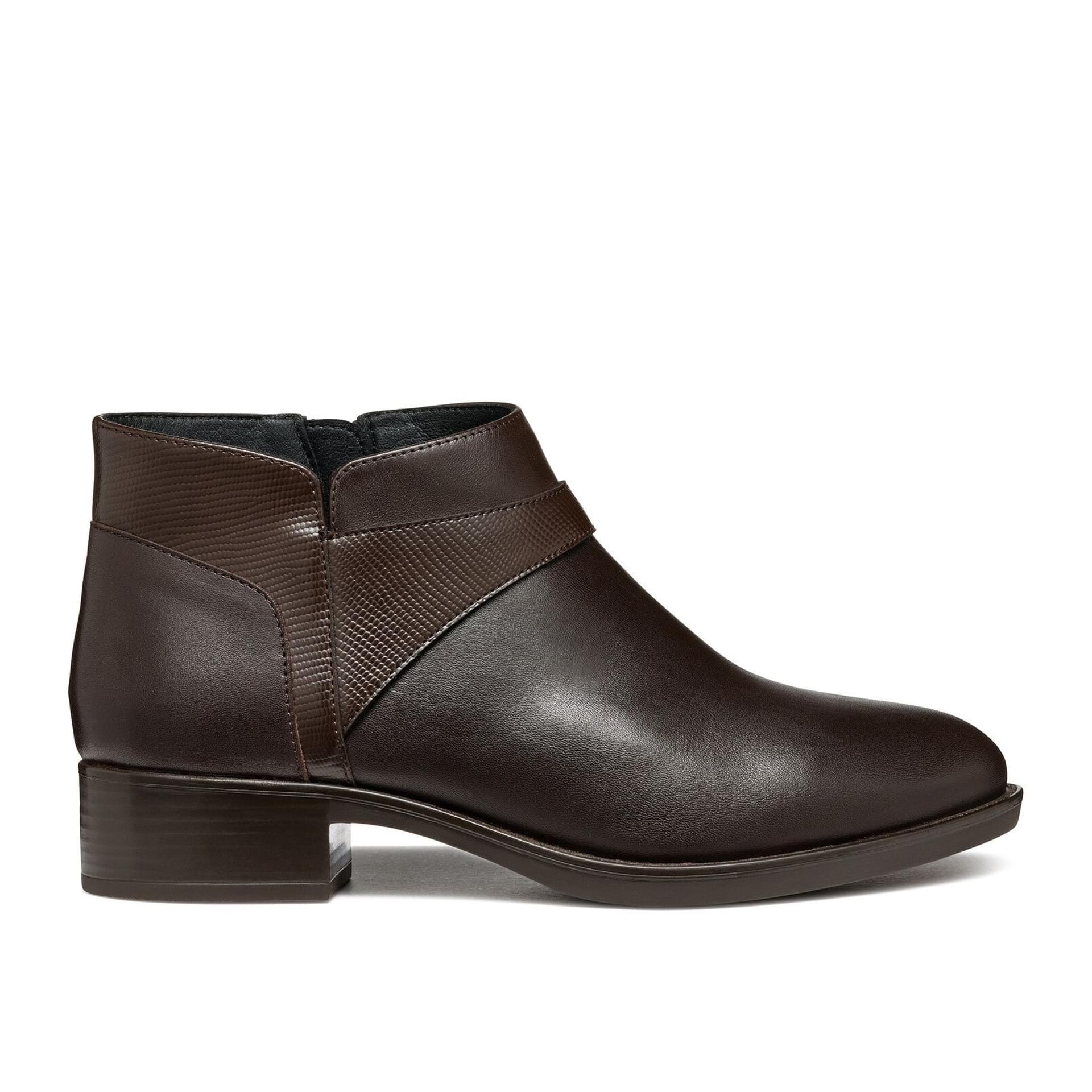 Geox Felicity Ankle Boots D46G1B_04304 in Dark Brown