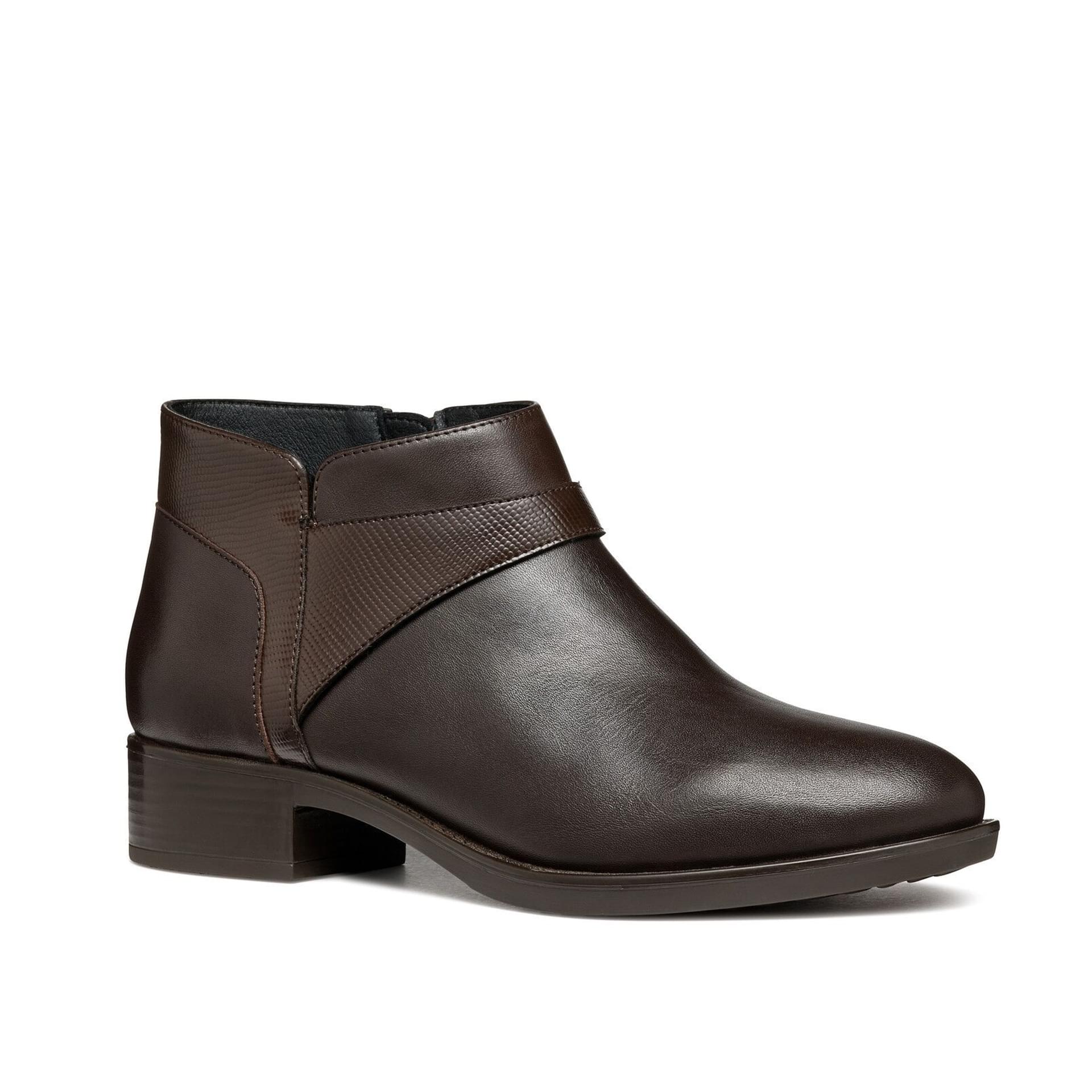 Geox Felicity Ankle Boots D46G1B_04304 in Dark Brown