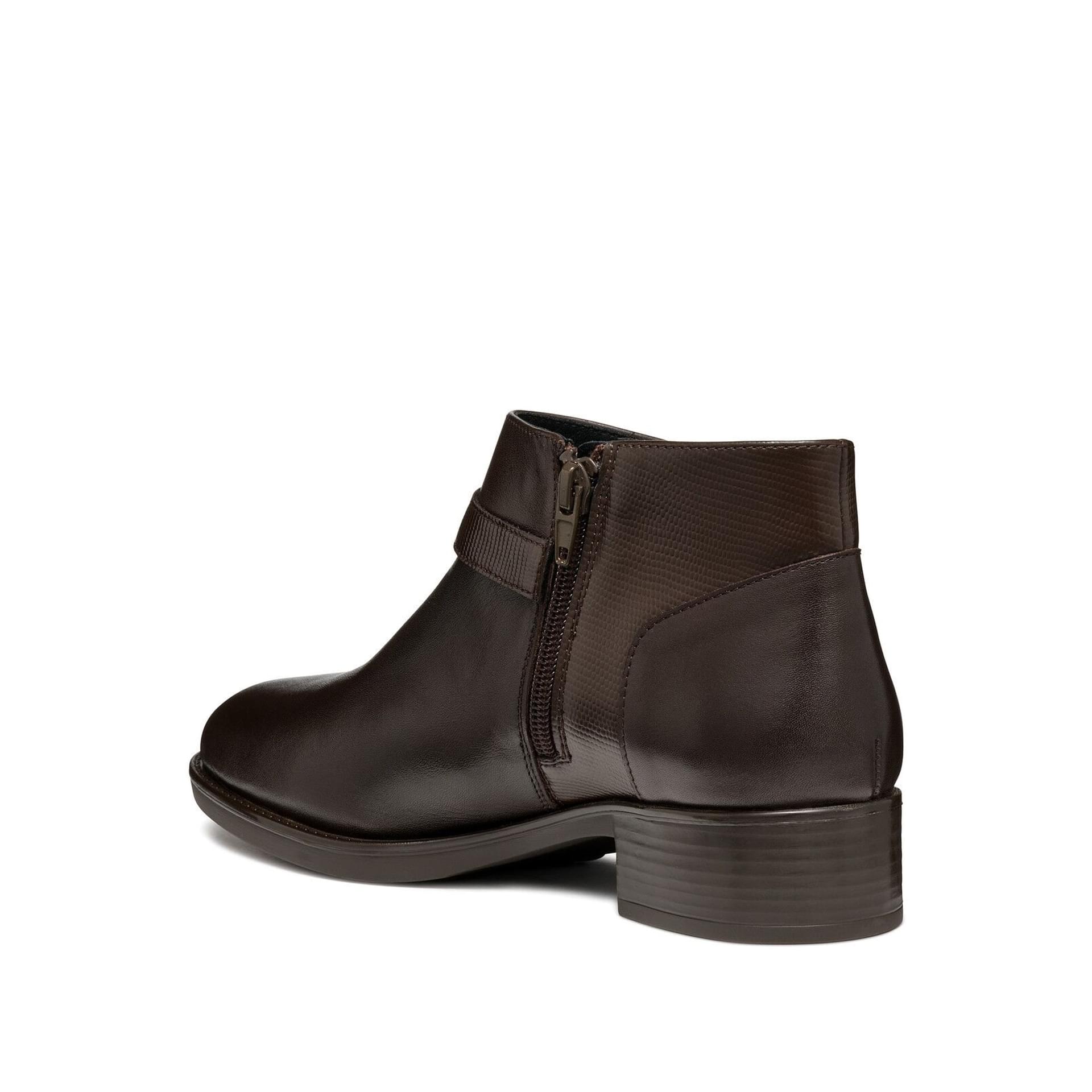 Geox Felicity Ankle Boots D46G1B_04304 in Dark Brown