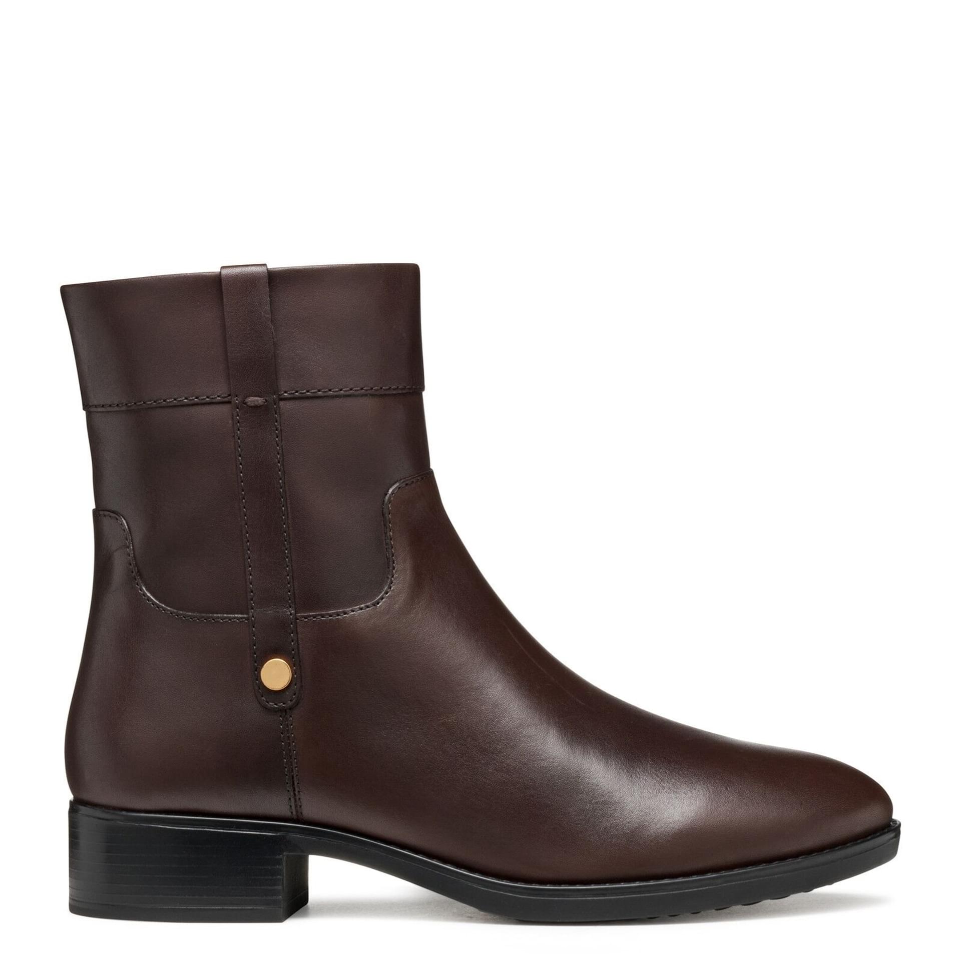 Geox Felicity Ankle Boots D56G1A_00043 in Dark Brown