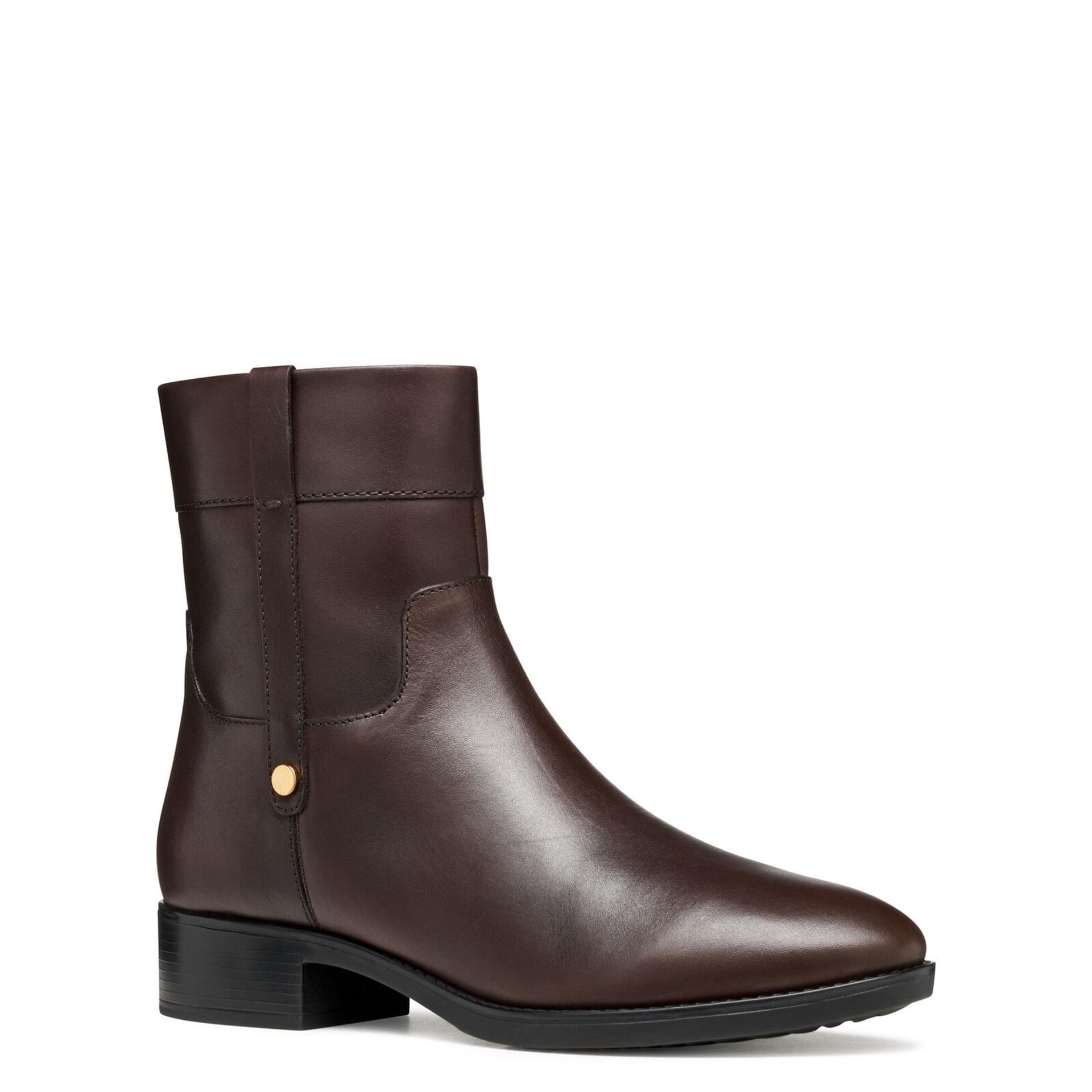 Geox Felicity Ankle Boots D56G1A_00043 in Dark Brown