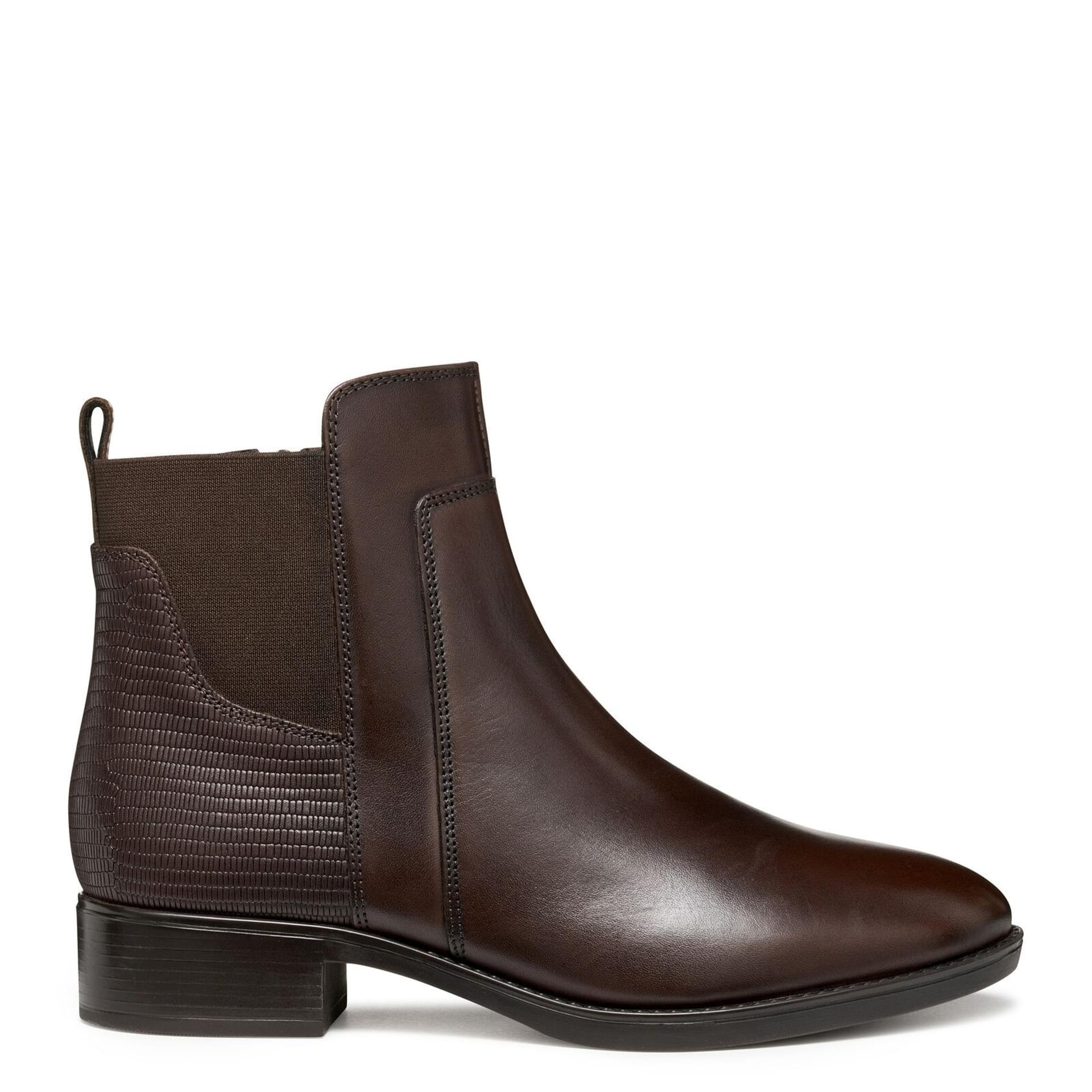 Geox Felicity Ankle Boots D94G1G_04347 in Dark Brown