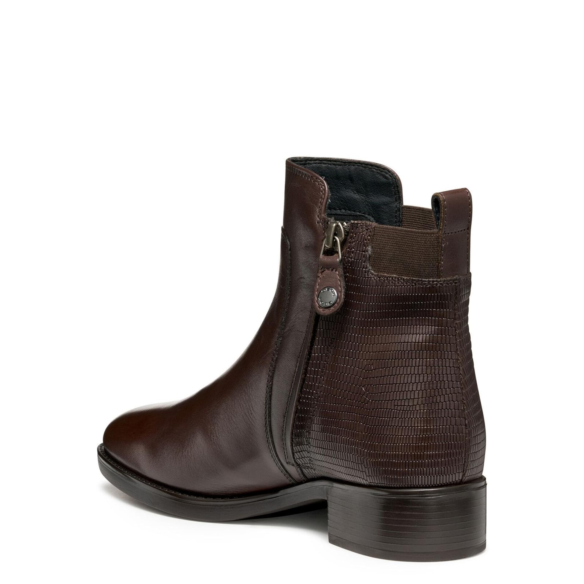 Geox Felicity Ankle Boots D94G1G_04347 in Dark Brown