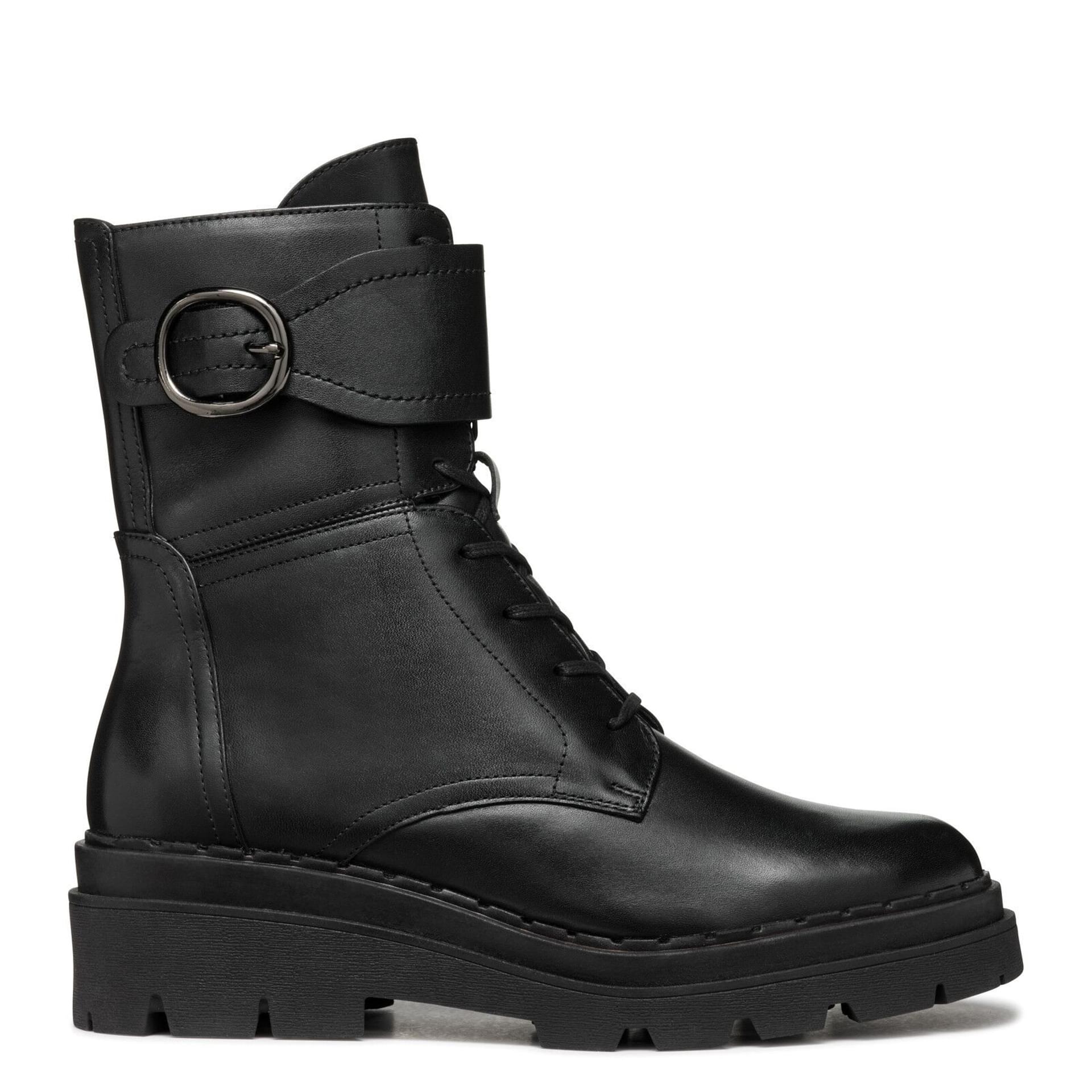 Geox Felleny Enkellaarsjes D46XEI_00043 in Black