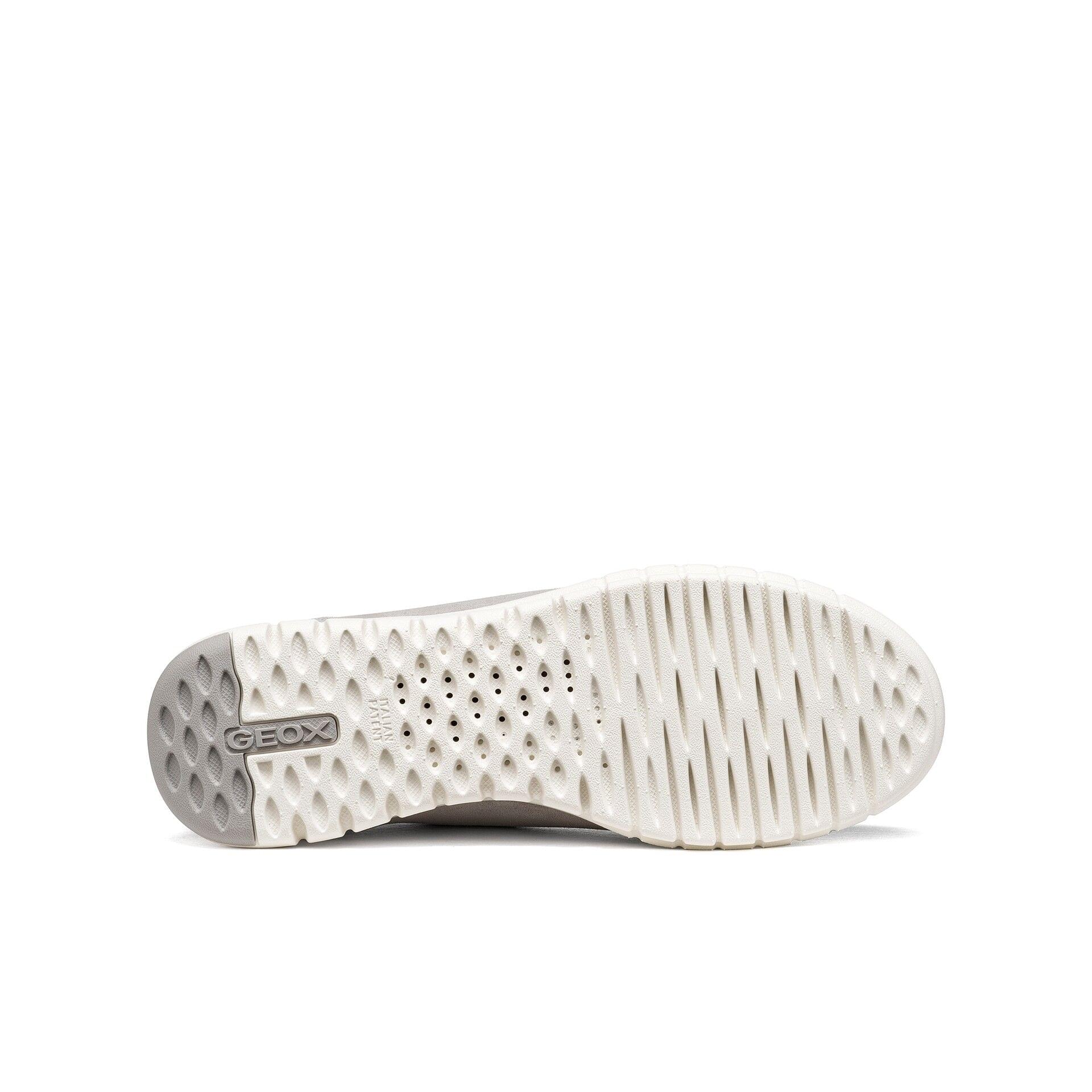 Geox Flextride Plus Sneakers leather in Grey, sole (SKU D657SC_00022--C1006)