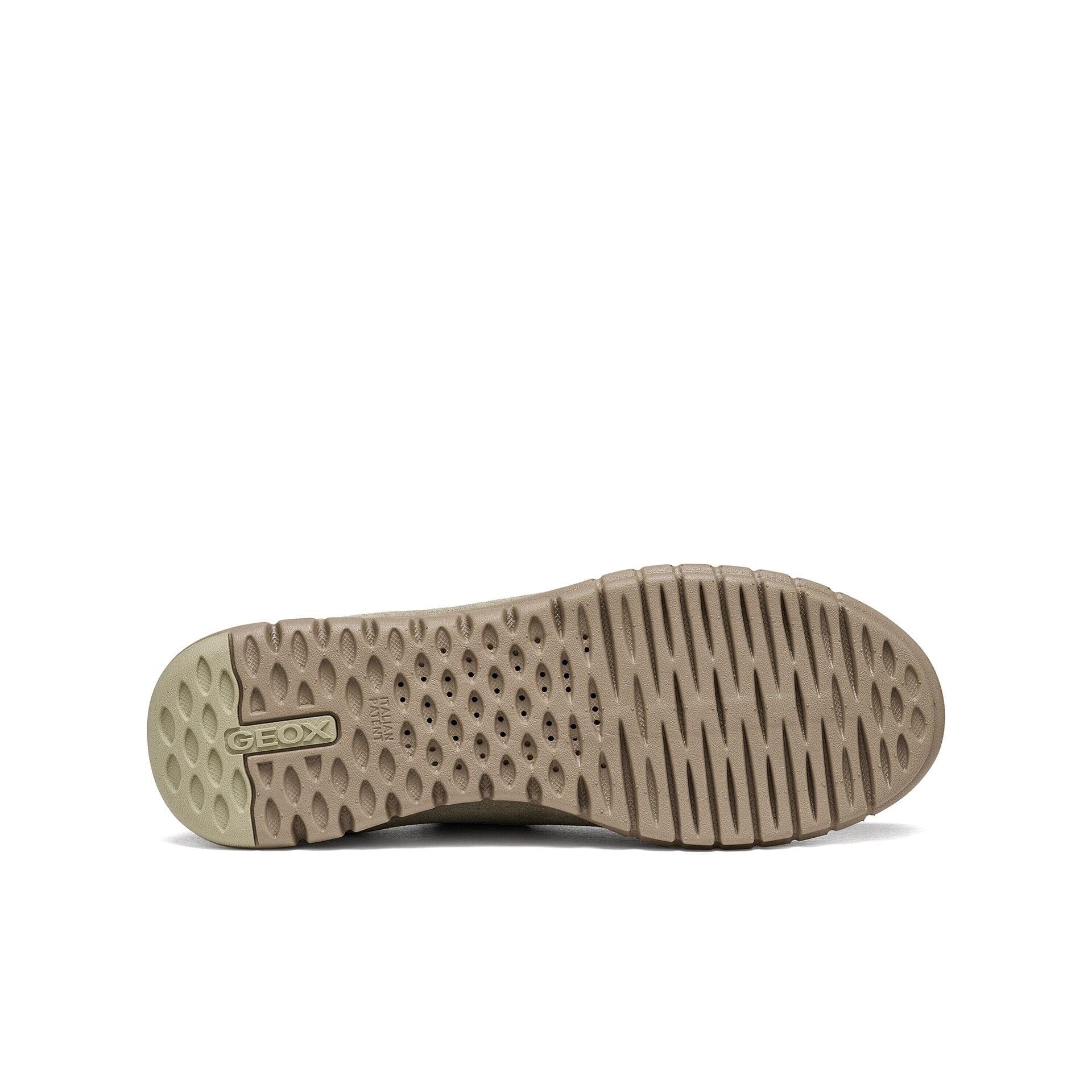 Geox Flextride Plus Sneakers leer in Sage, zool (SKU D657SC_00022--C3016)