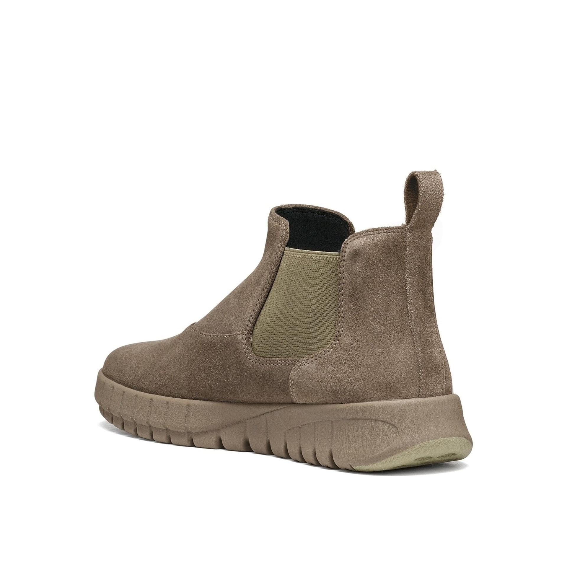Geox Flextride Ankle Boots in Dove Grey, angled view (SKU D669AD_00022--C1018)