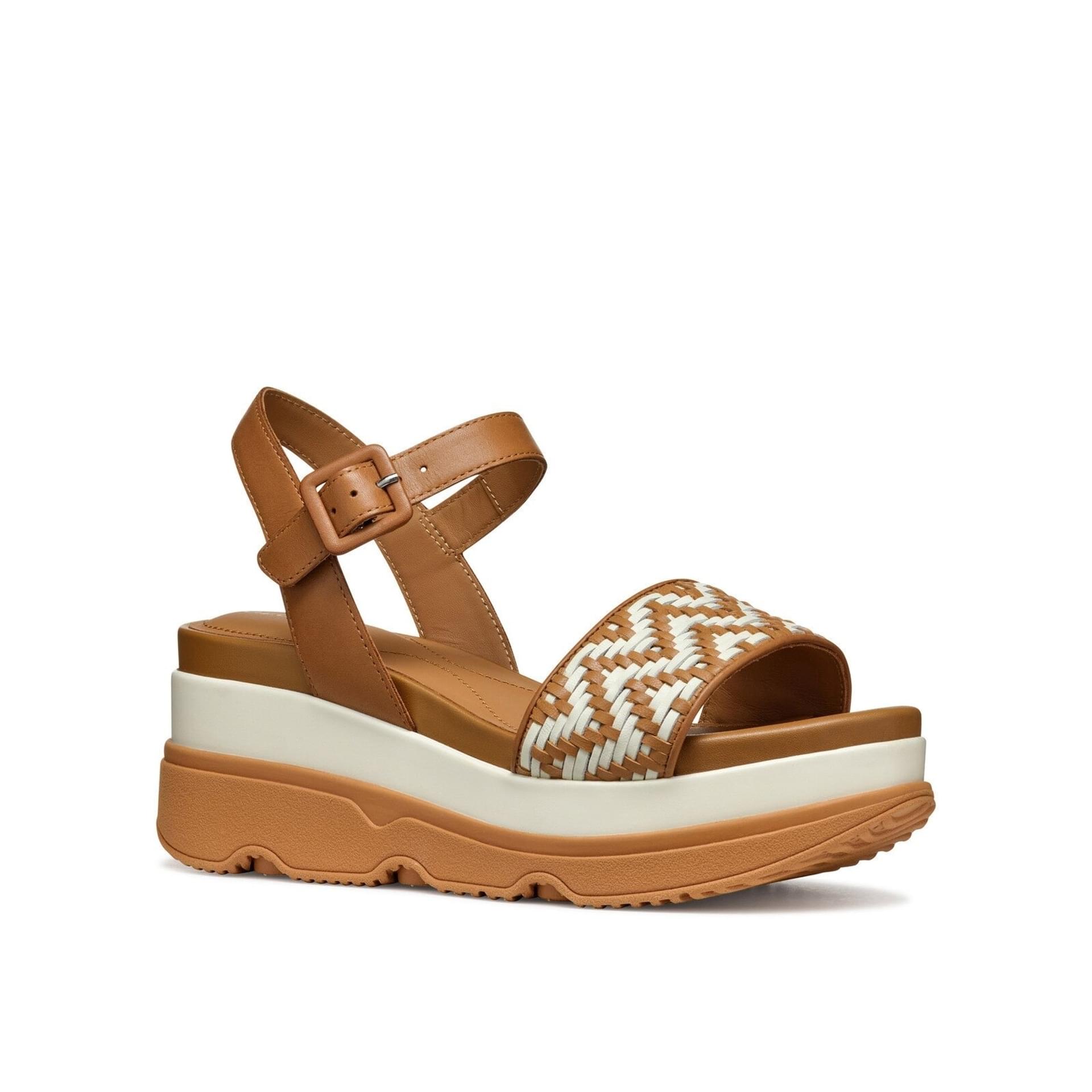 Geox Gardenia Sandals D55HBA_0TC43 in Camel/Papyrus