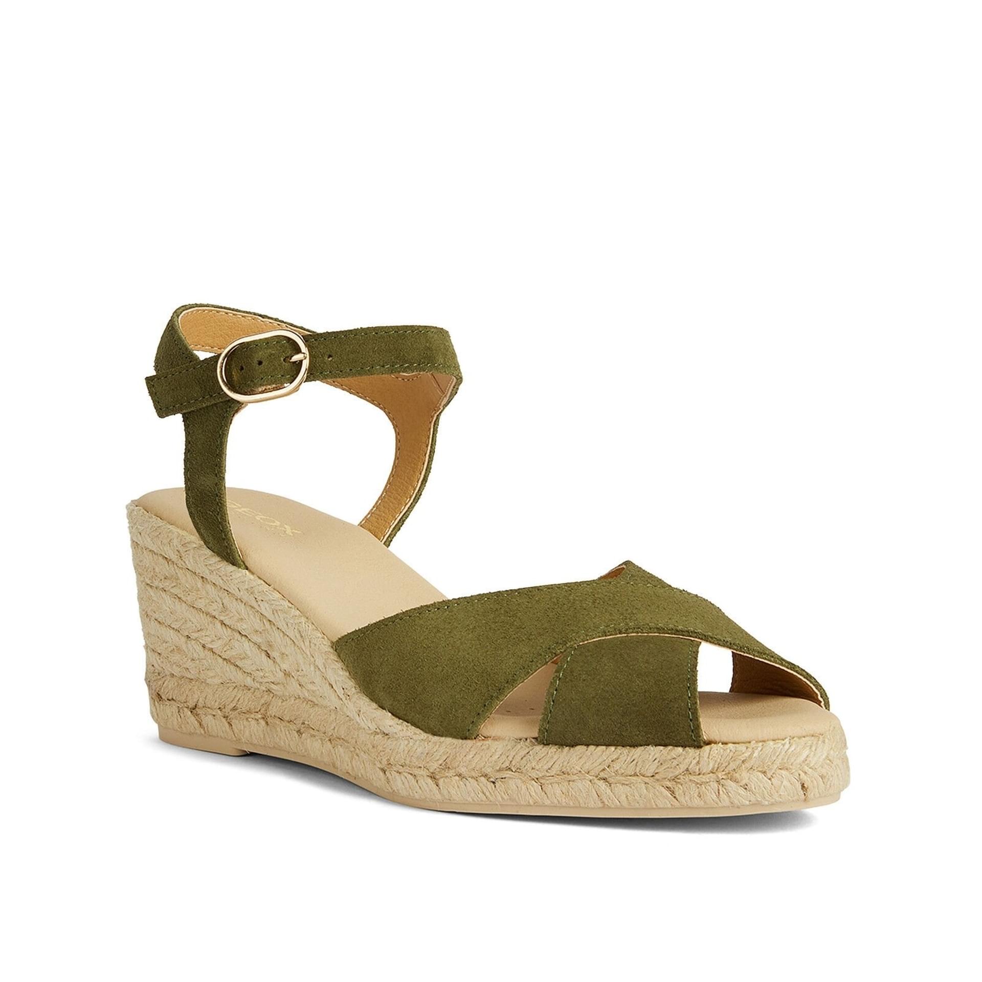 Geox Gelsa Low Sandals D45NGC_00022 in Sage