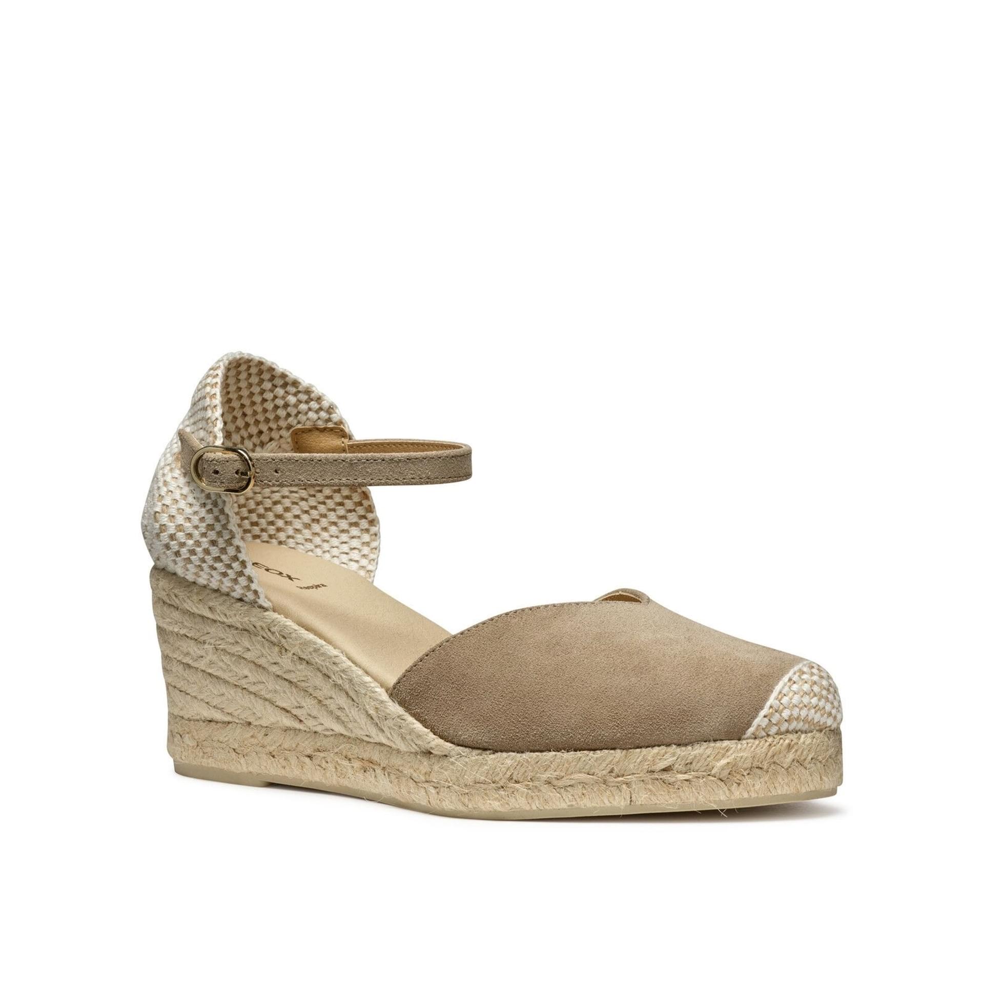 Geox Gelsa Low Sandals D55NGF_00022 in Light Taupe
