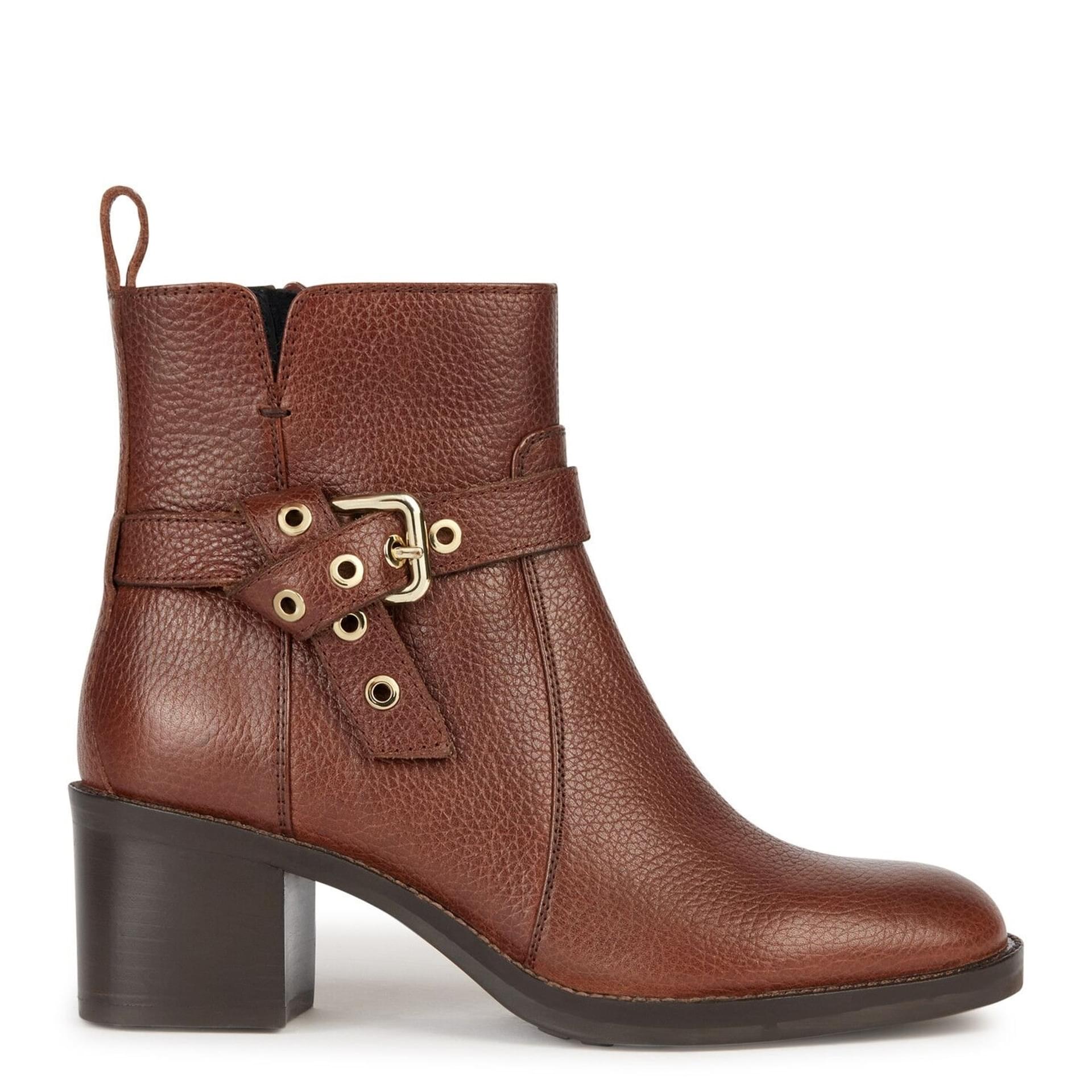 Geox Giulila Enkellaarsjes D36TYA_00046 in Brown