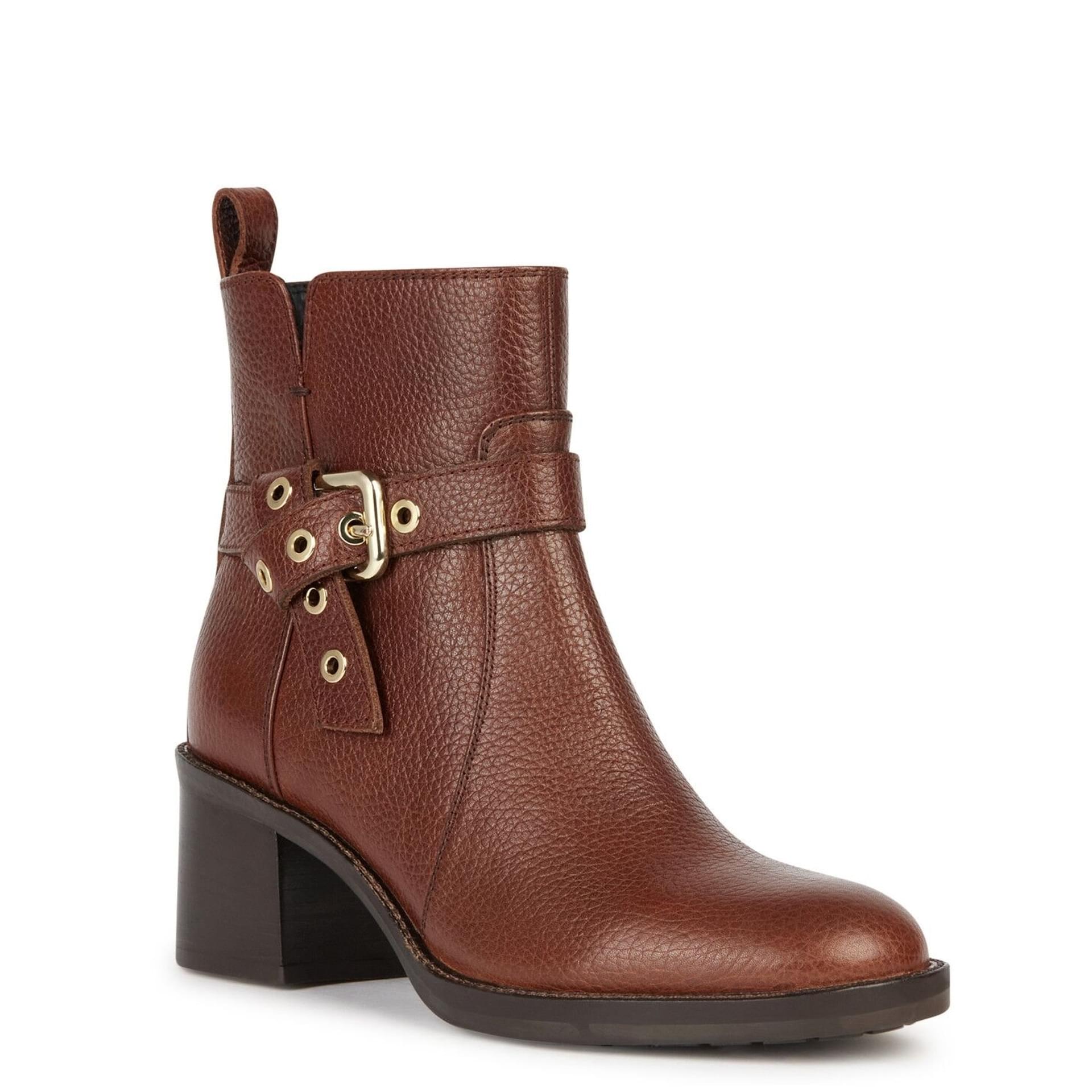 Geox Giulila Enkellaarsjes D36TYA_00046 in Brown