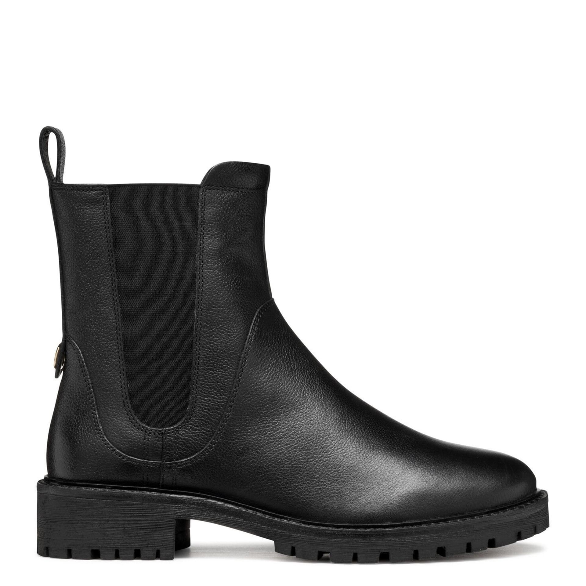 Geox Hoara Enkellaarsjes D56FTA_00046 in Black