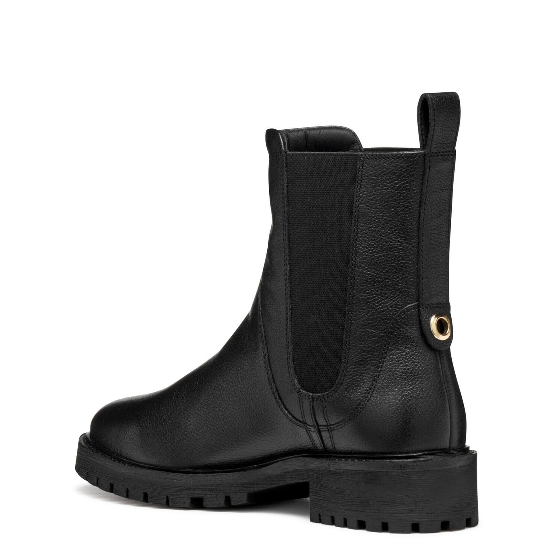 Geox Hoara Enkellaarsjes D56FTA_00046 in Black