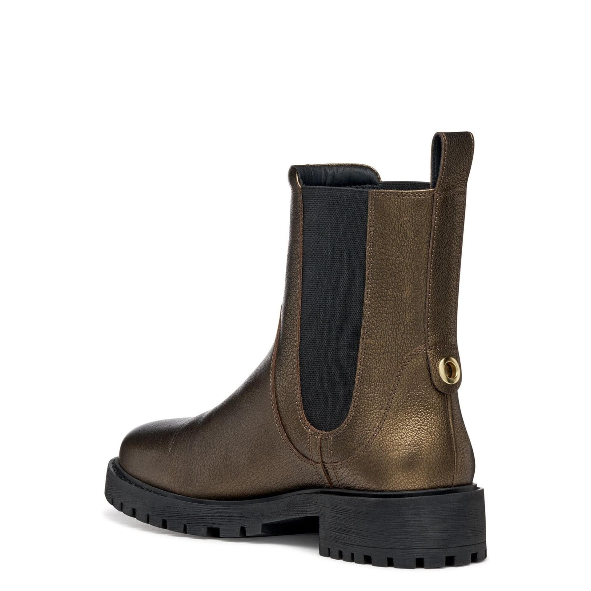 Geox Hoara Ankle Boots D56FTA_000CF in Lead