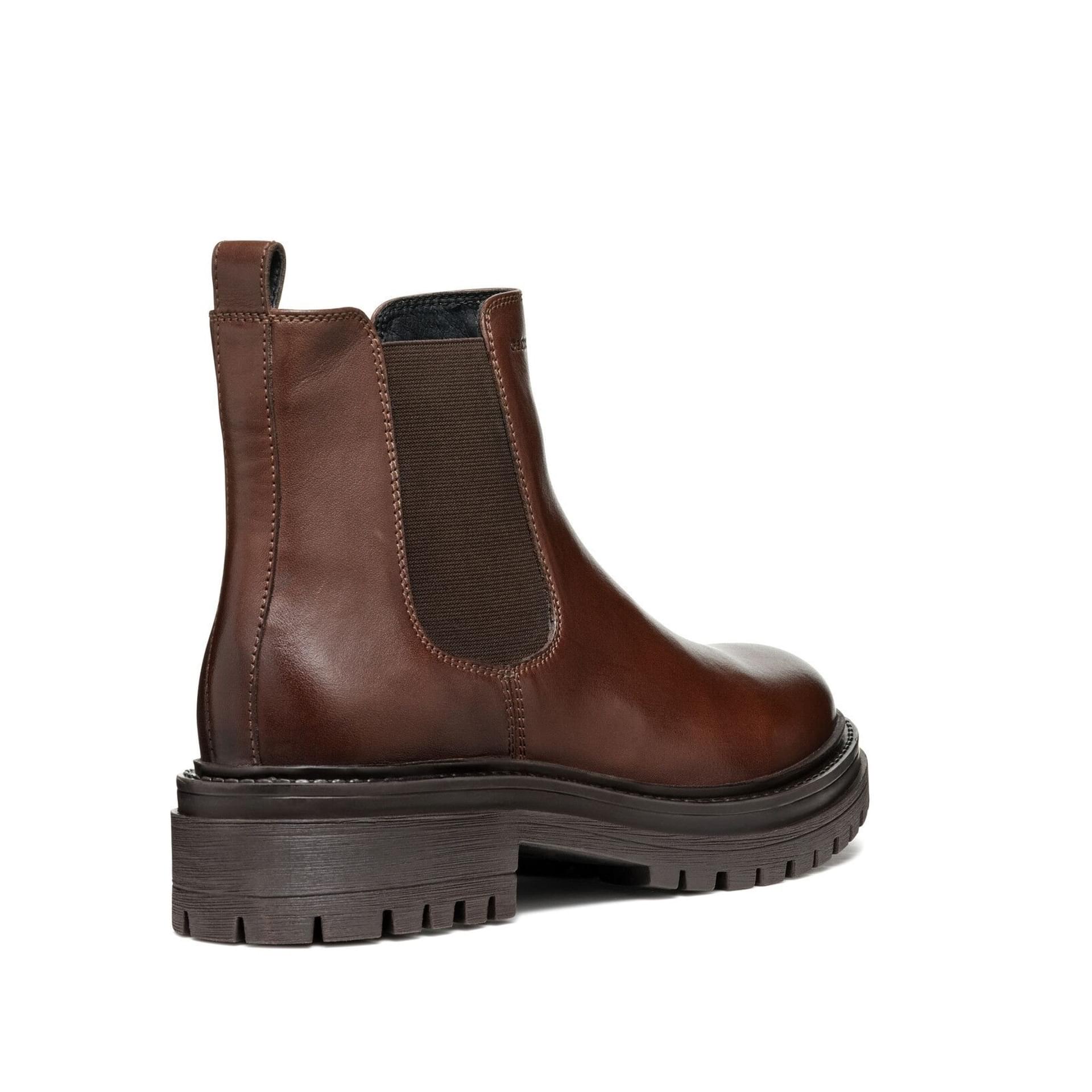 Geox Iridea Enkellaarsjes D04HRB_00043 in Dark Brown