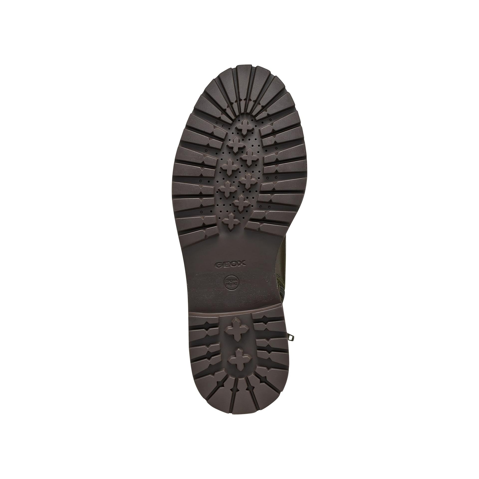 Geox Iridea Ankle Boots leather in Military, sole (SKU D16HRF_00039--C3009)