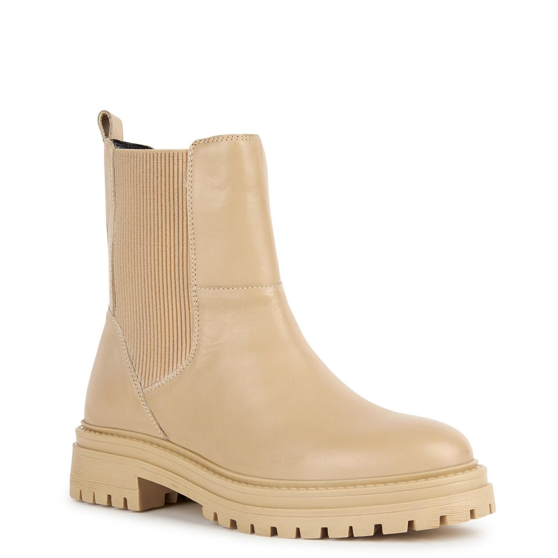 Geox Iridea Ankle Boots D36HRG_043NH in Light Sand