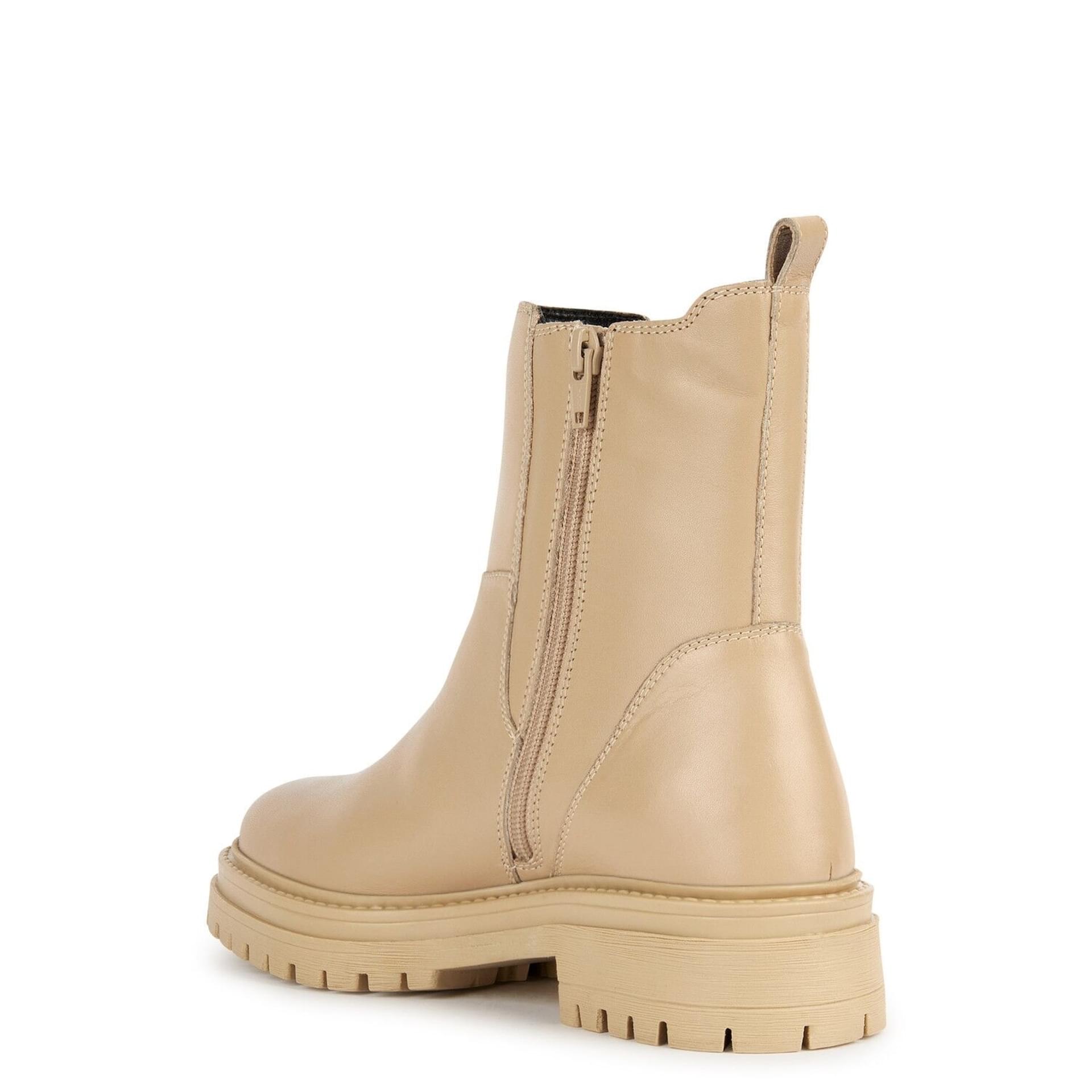 Geox Iridea Ankle Boots D36HRG_043NH in Light Sand