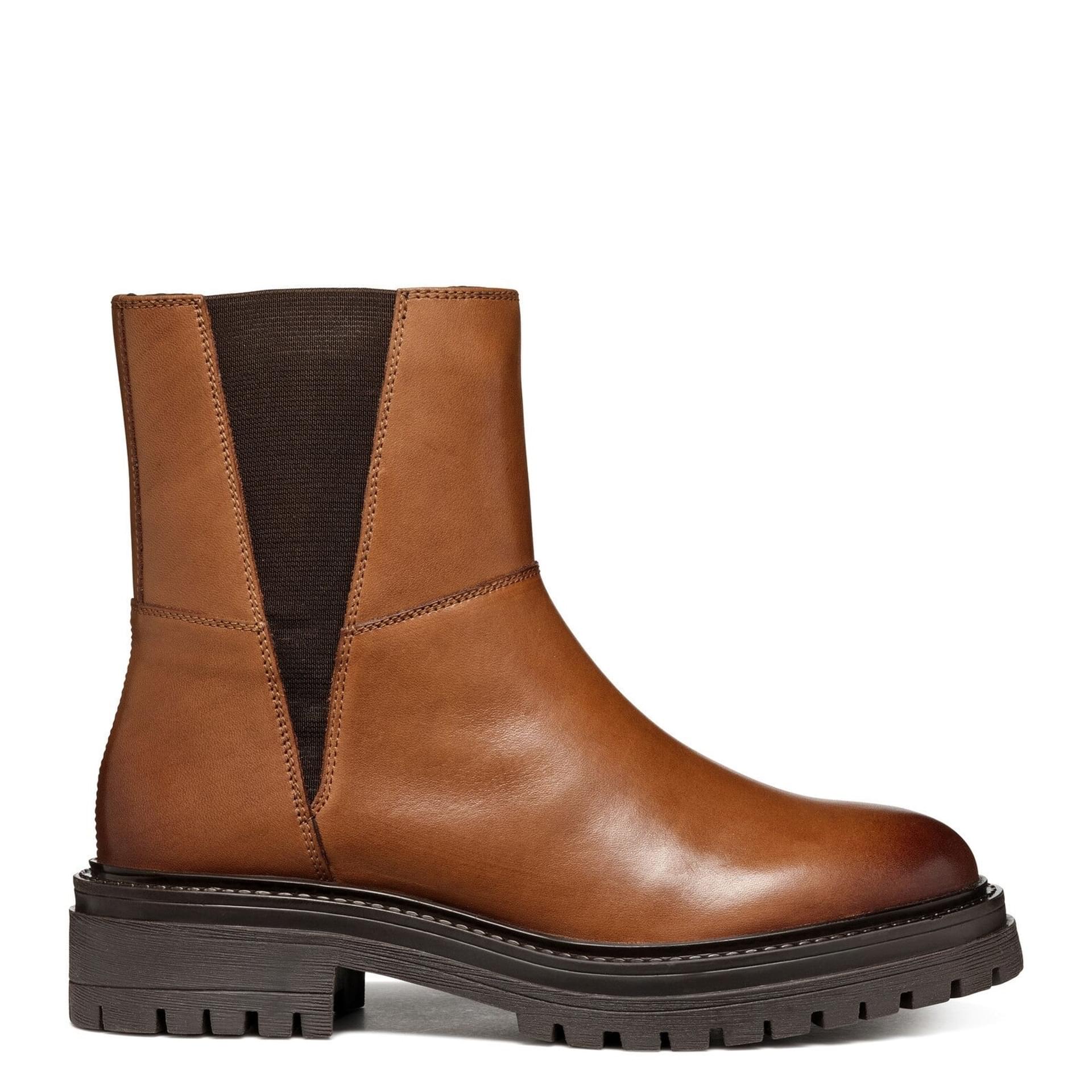 Geox Iridea Ankle Boots D46HRC_00043 in Cognac