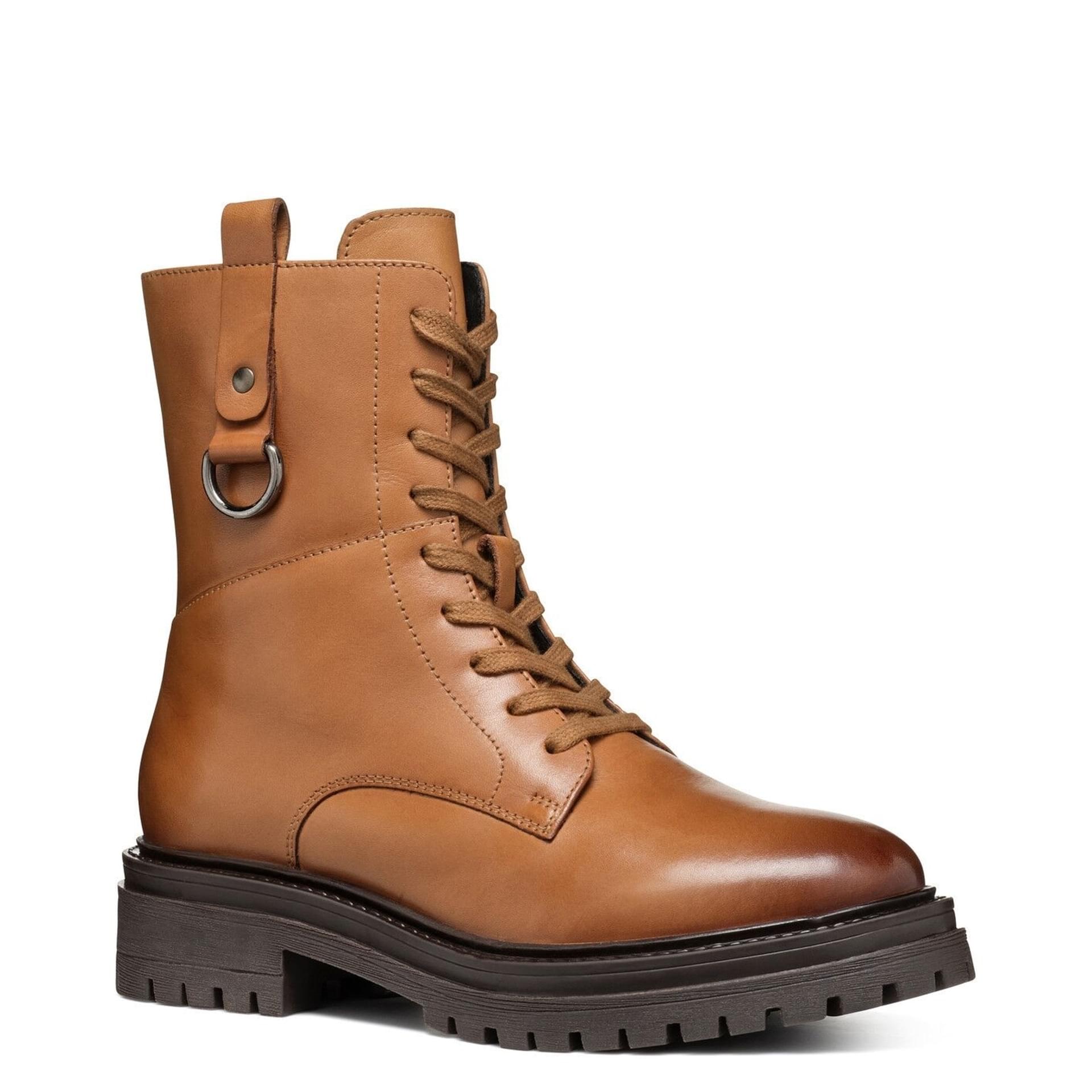 Geox Iridea Ankle Boots D46HRH_00043 in Cognac