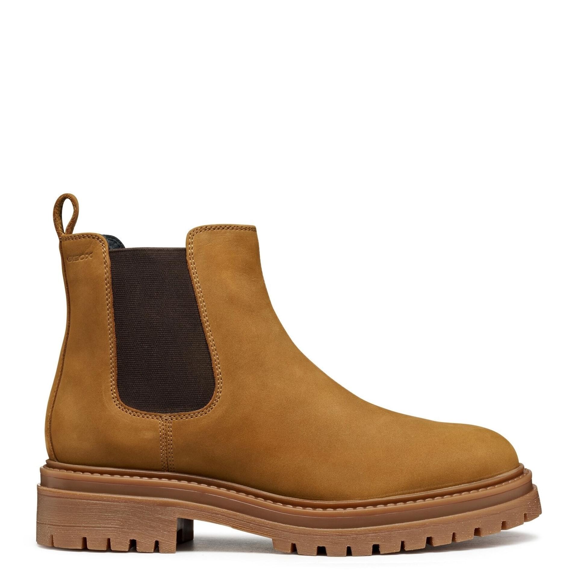 Geox Iridea Ankle Boots D56HRH_032NH in Lion/Dark Brown
