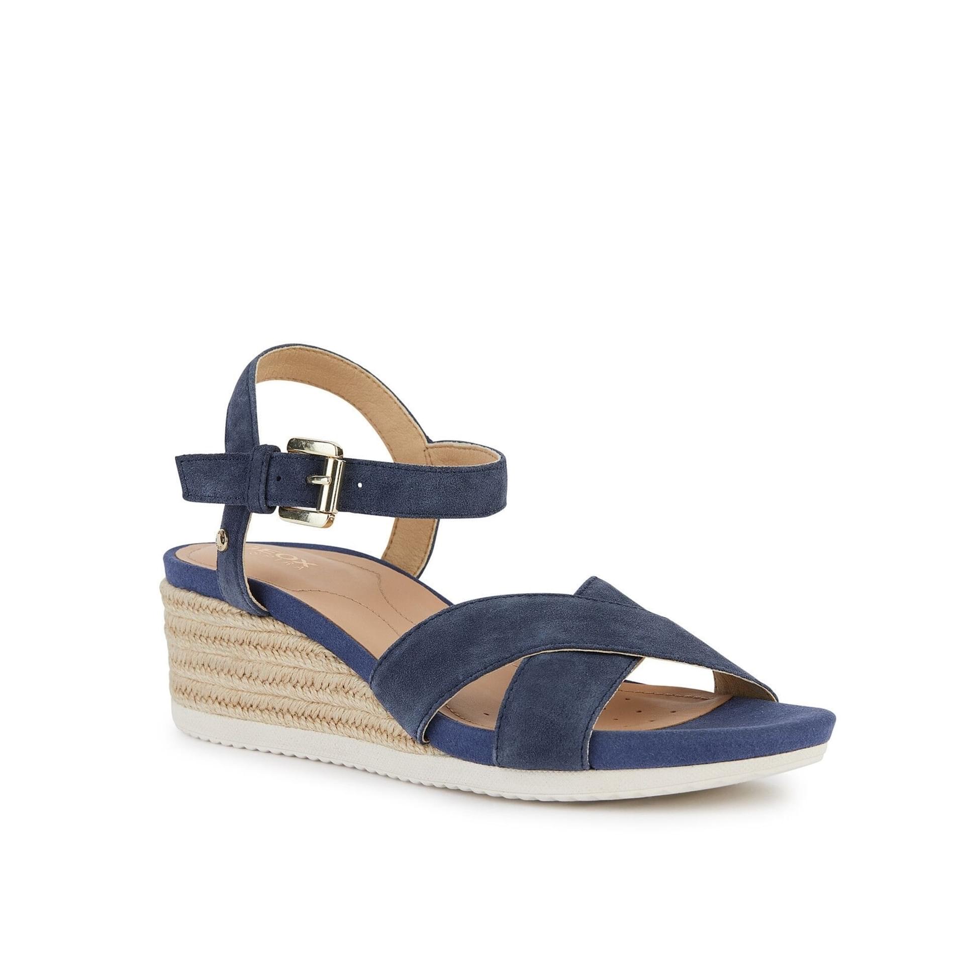 Geox Ischia Corda Sandalen D02HHC_00022 in Navy